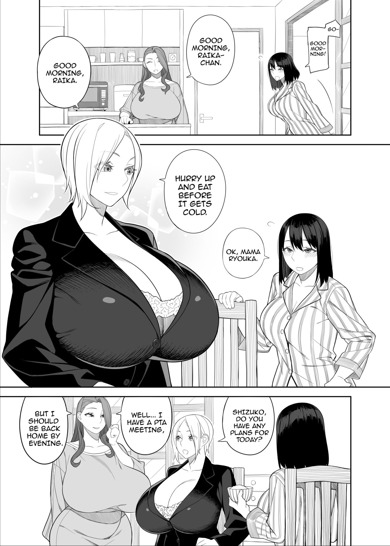 Bakunyuu Mama wa Gakuenchou no Onna 2 page 4 full