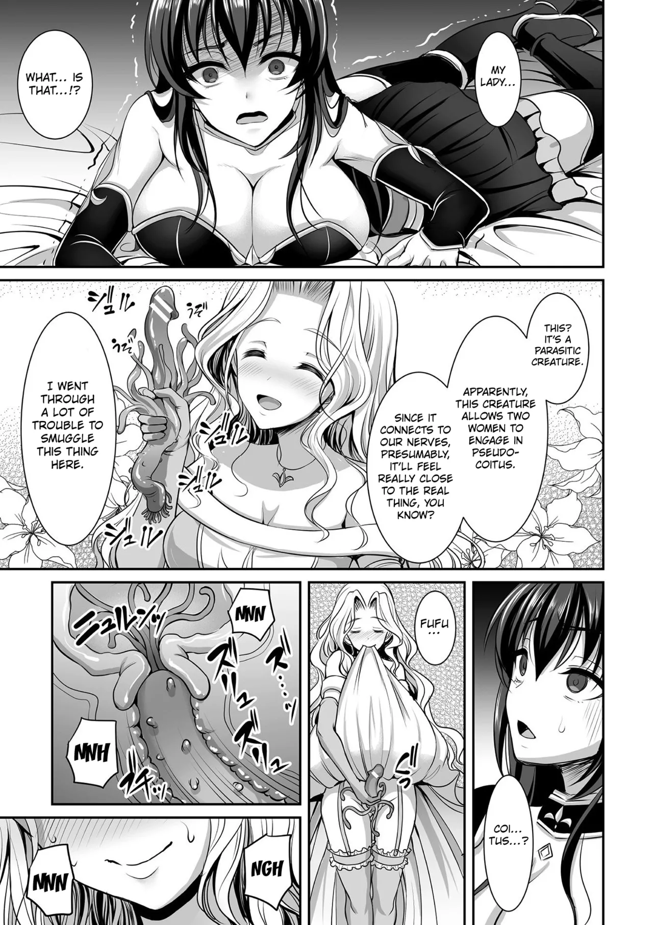 The White Lily Princess And The Black Lily Knight  2D Comic Magazine Gachi-Lez Ryoujoku de Kairaku Otoshi Vol. 1 page 5 full