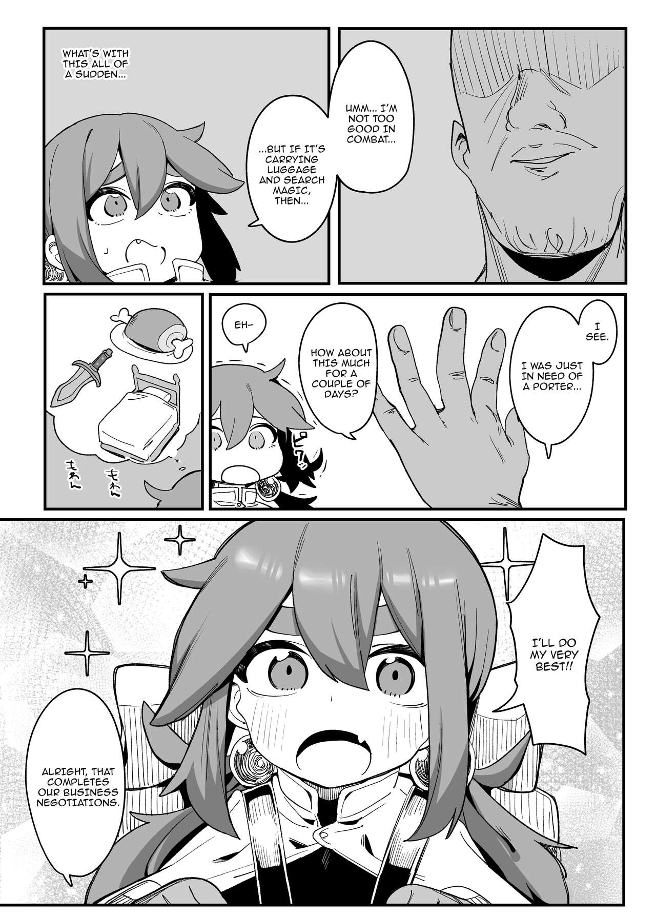 Okane ga Hitsuyou na Onna / Story About A Broke Female Adventurer Getting Easily Fooled page 7 full