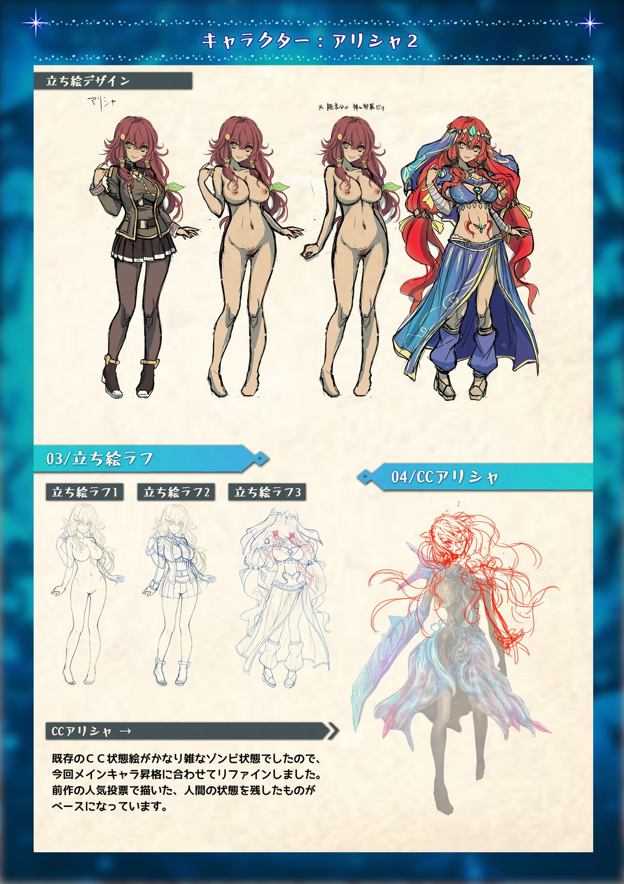 Mahou Shoujo Shoumou Sensen Another Record Artbook page 3 full