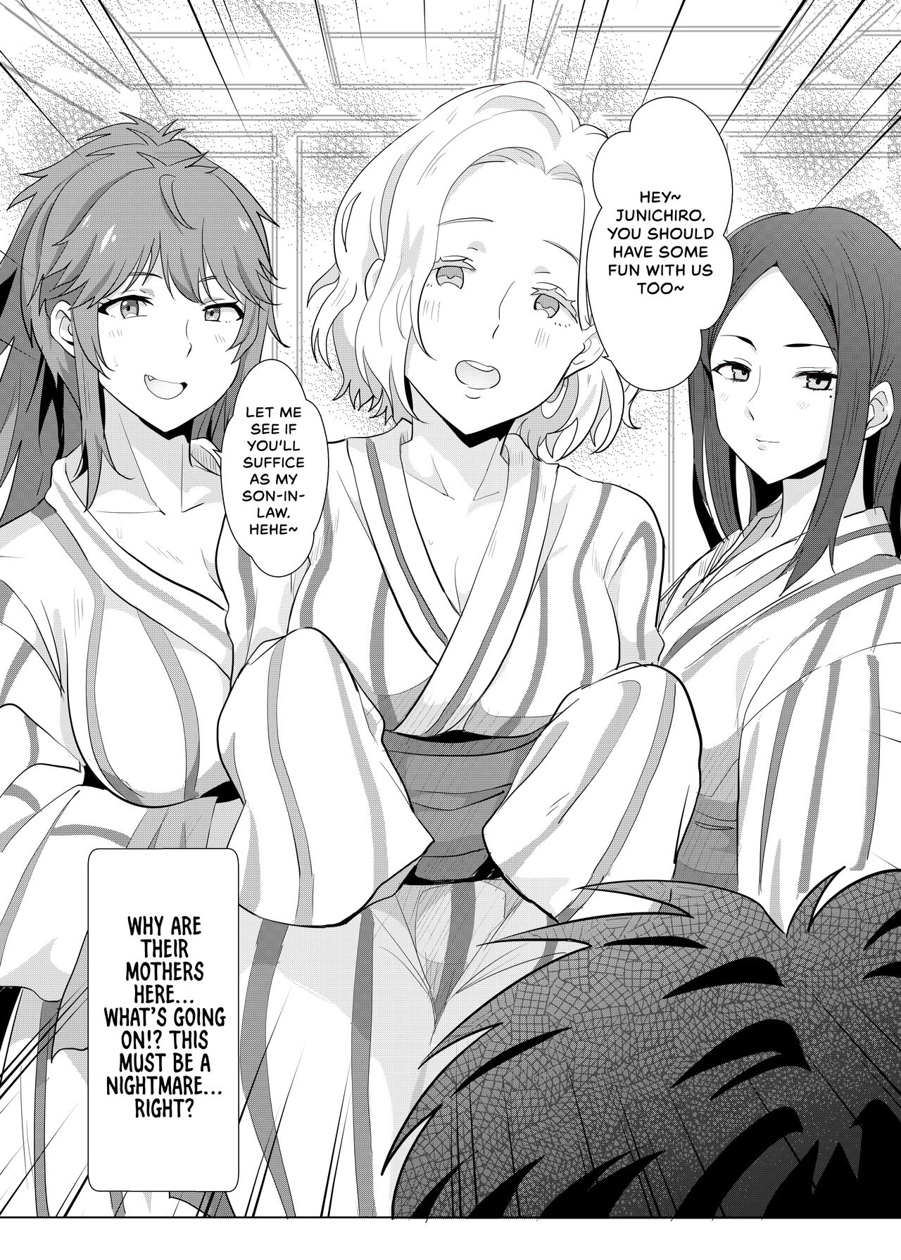 Going On A Hotspring Trip With Tomos Mom And Her Friends! page 6 full