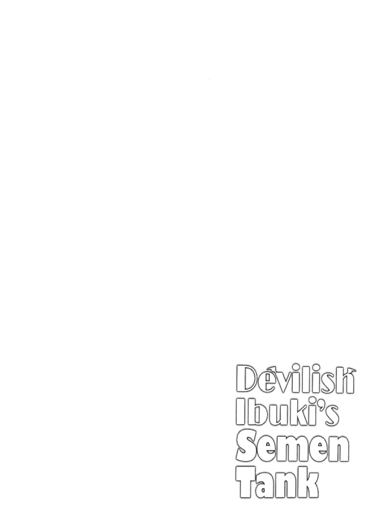 Akuma na Ibuki no Seieki Tank | Devilish Ibuki's Semen Tank page 3 full