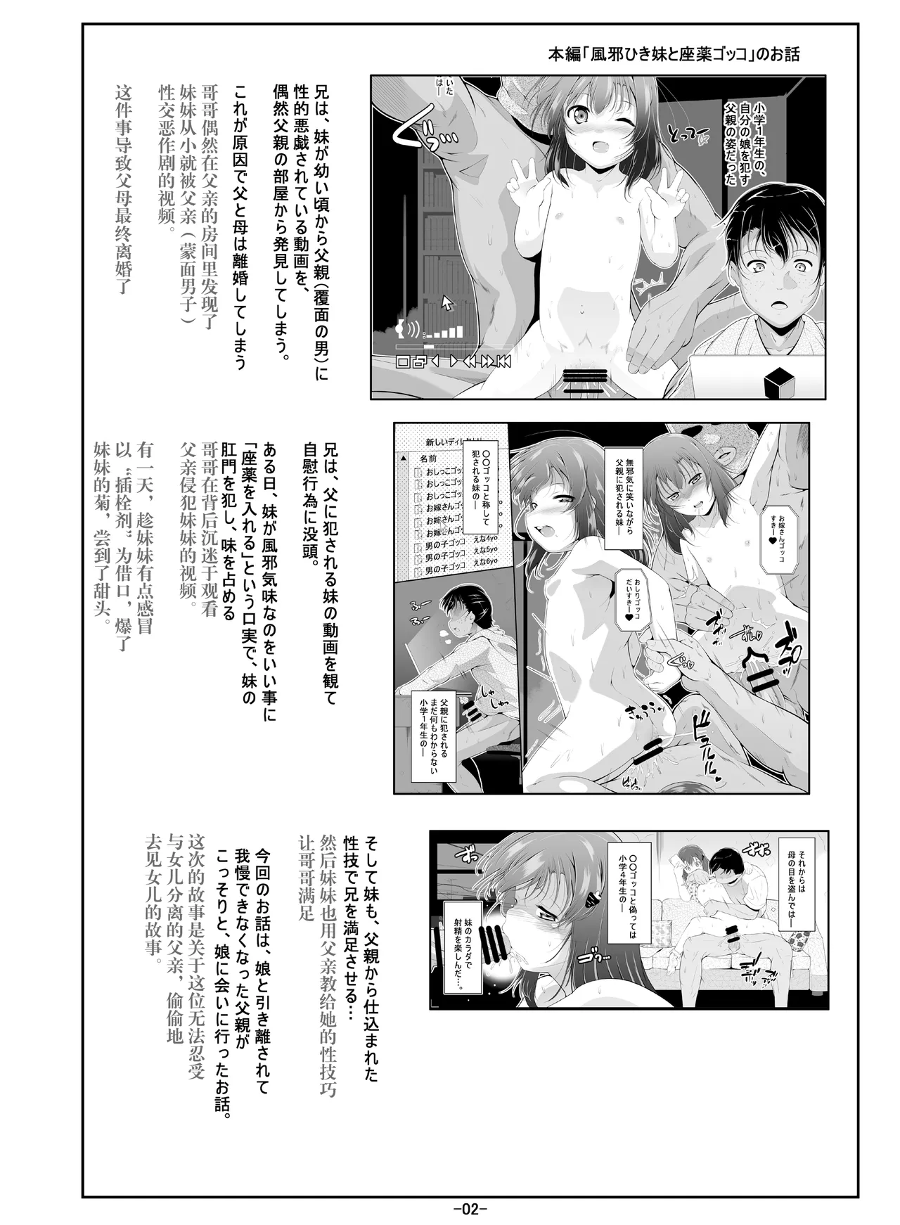 Otou-san no wa... Nan Centi Hairu ka na? | 爸爸的那里…能插入几厘米呢？ page 3 full