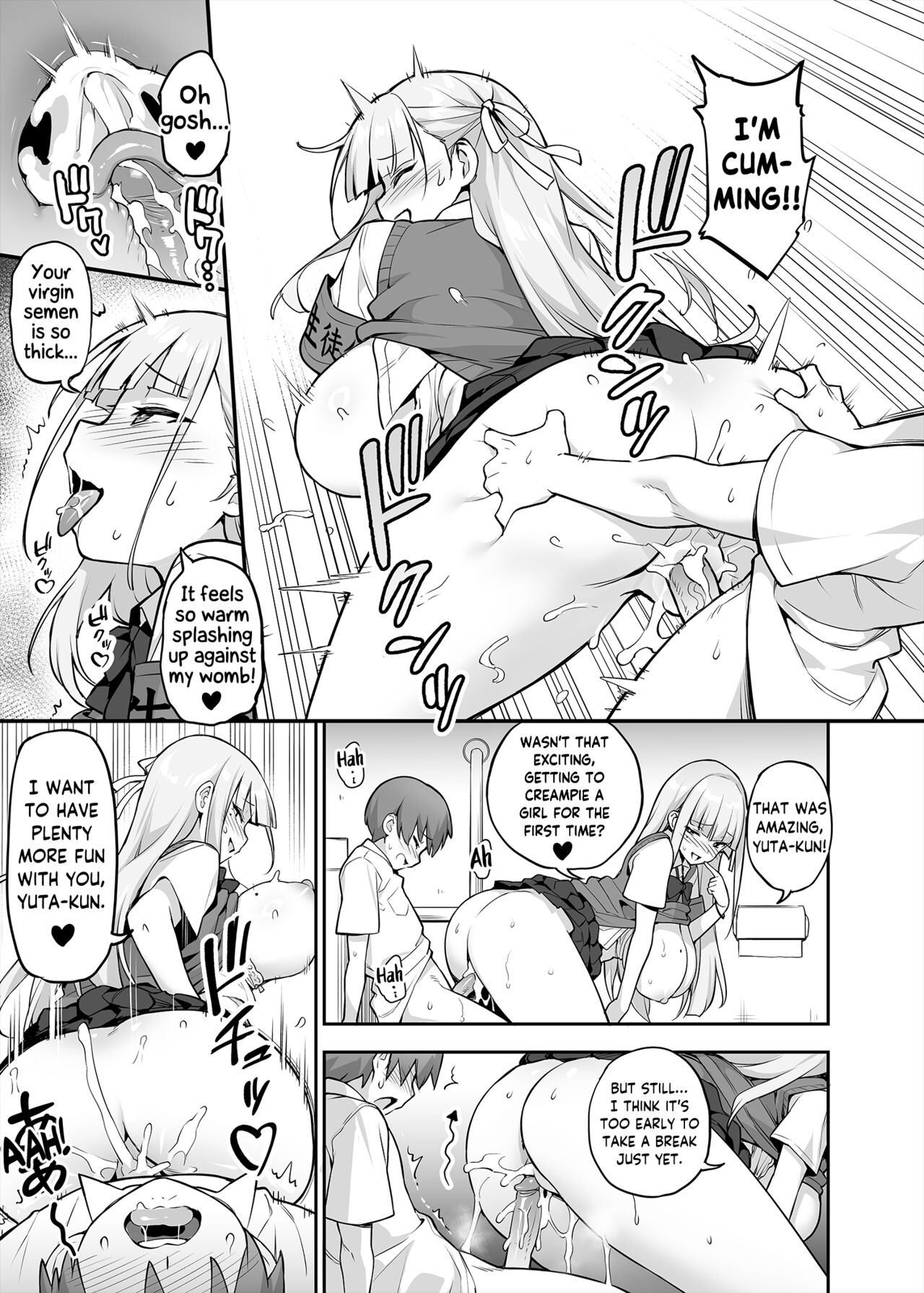 Akogare no Seitokaichou ga Kyonyuu Sugiru Ken | The Beloved Student Council President With the Obscenely Big Tits page 10 full