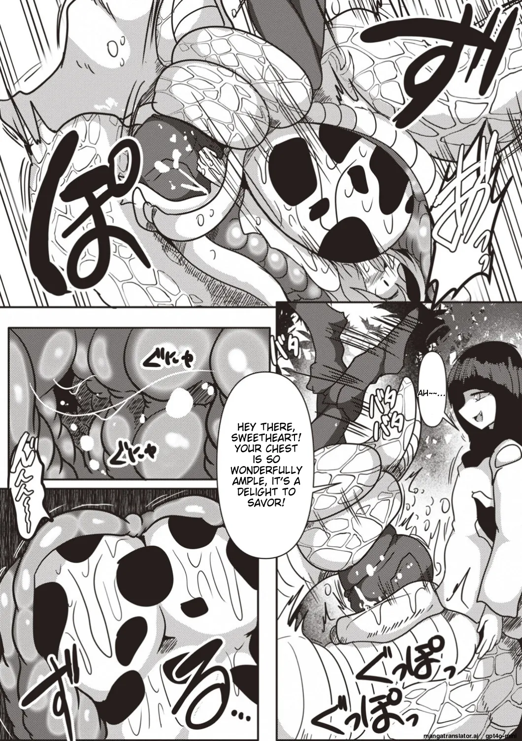 Lamia sister of the forest - Cow girl is overrun and swallowed page 6 full