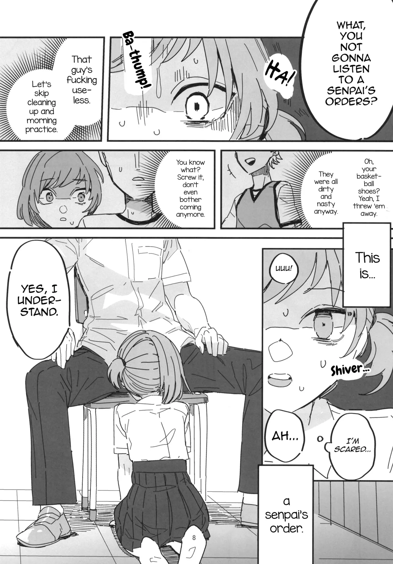 Senpai Josou Meirei page 8 full