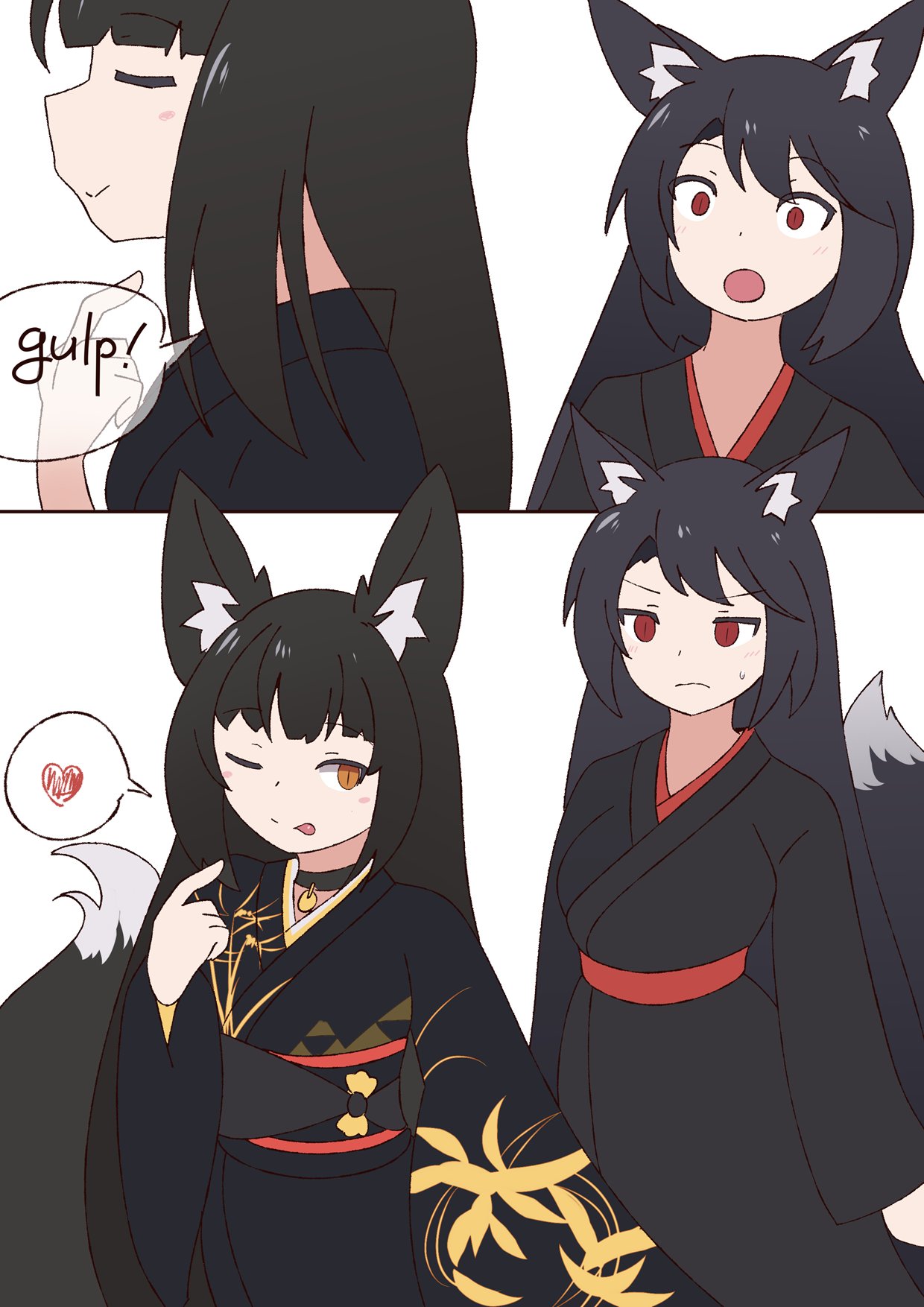 kuro kitsune x kuro kitsune  vore page 3 full
