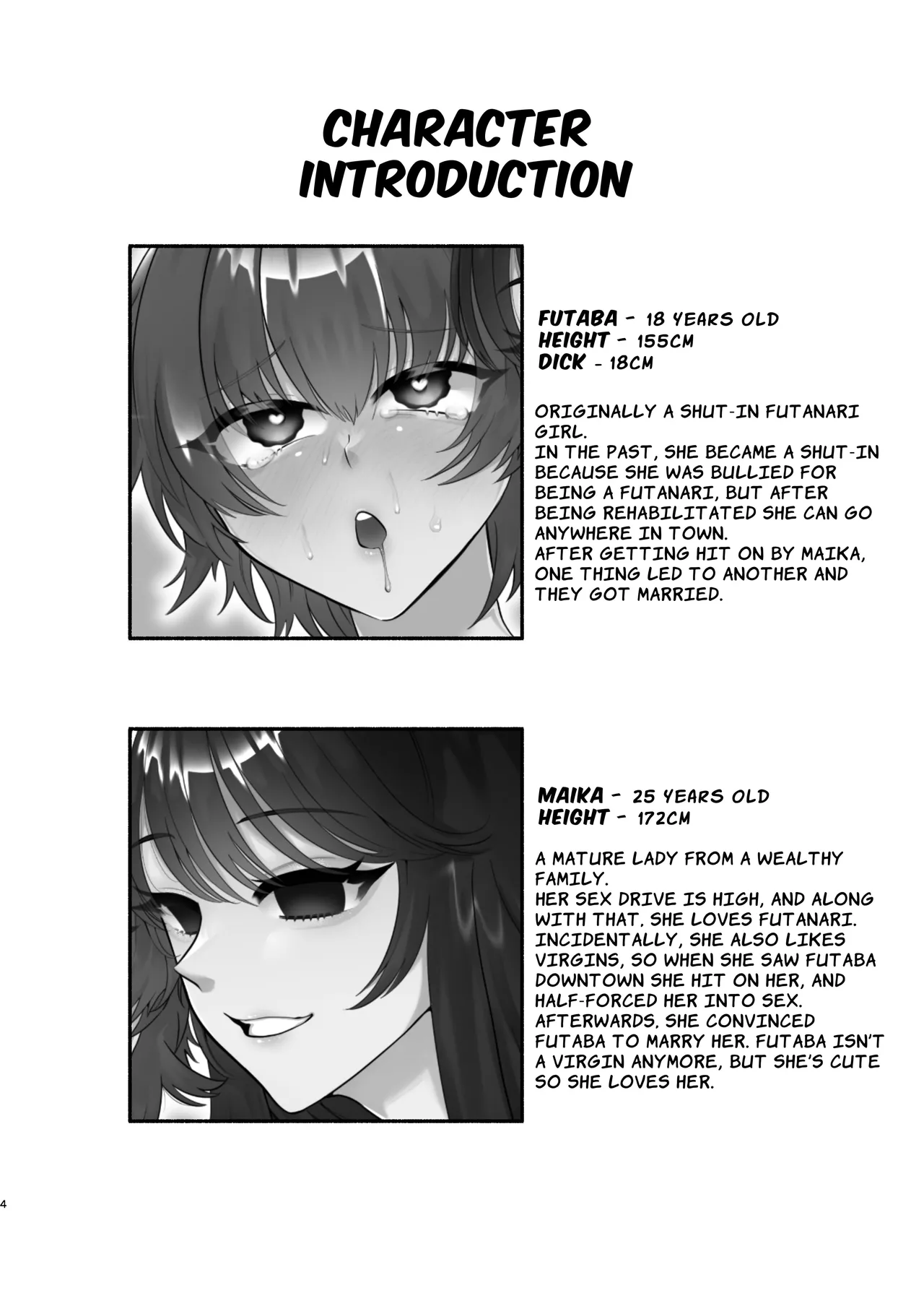 Futanari Musume wa Dosukebe Onee-san ni Chikubi wo Obaka ni Sarechaimashita | A Perverted Lady Rubs a Futanari's Nipples Silly page 3 full