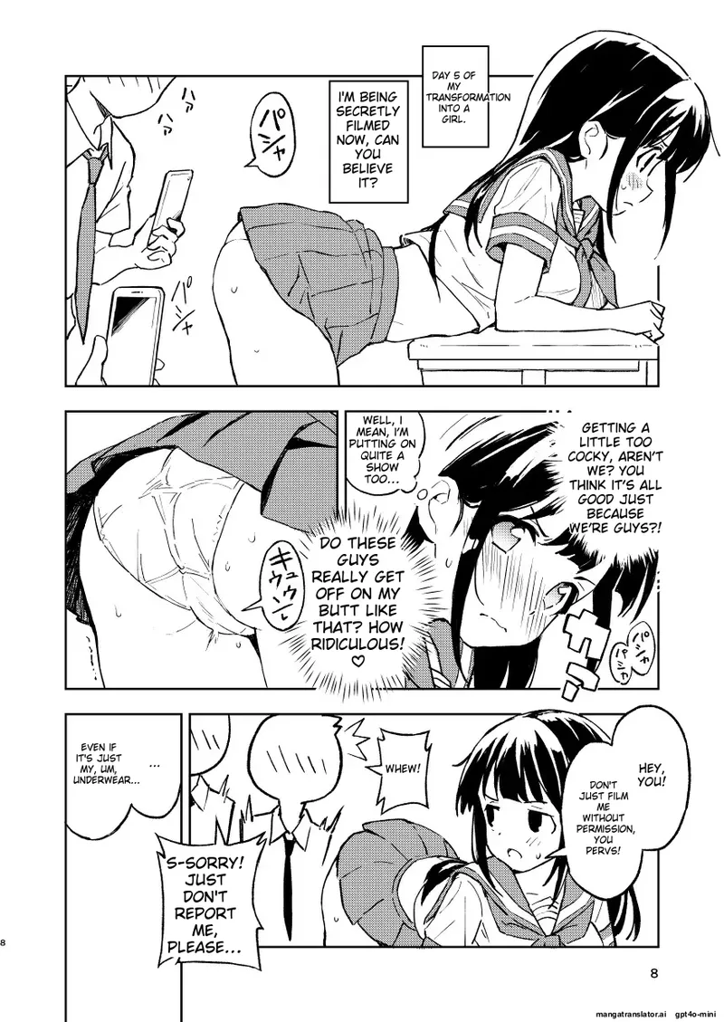 1-kagetsu Ninshin Shinakereba Otoko ni Modoreru Hanashi page 8 full