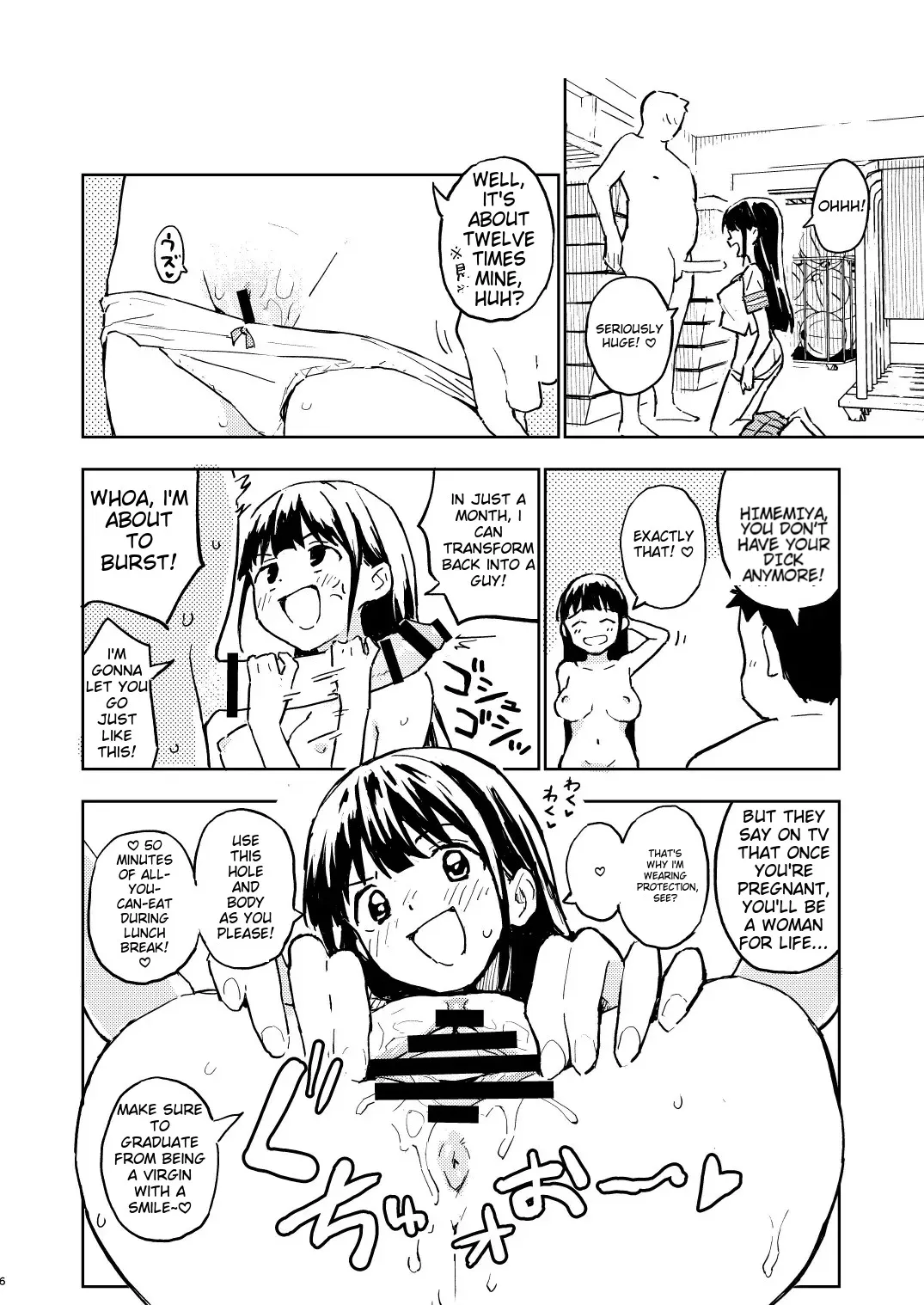 1-kagetsu Ninshin Shinakereba Otoko ni Modoreru Hanashi page 7 full