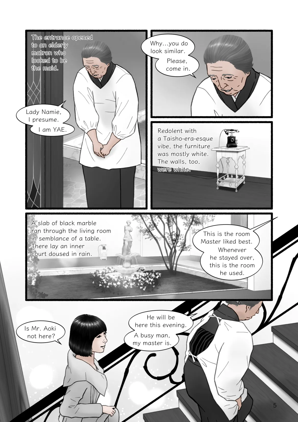 HARAMI-KIBYOSHI Ep7 "The birth of harlot NAMIE" page 5 full