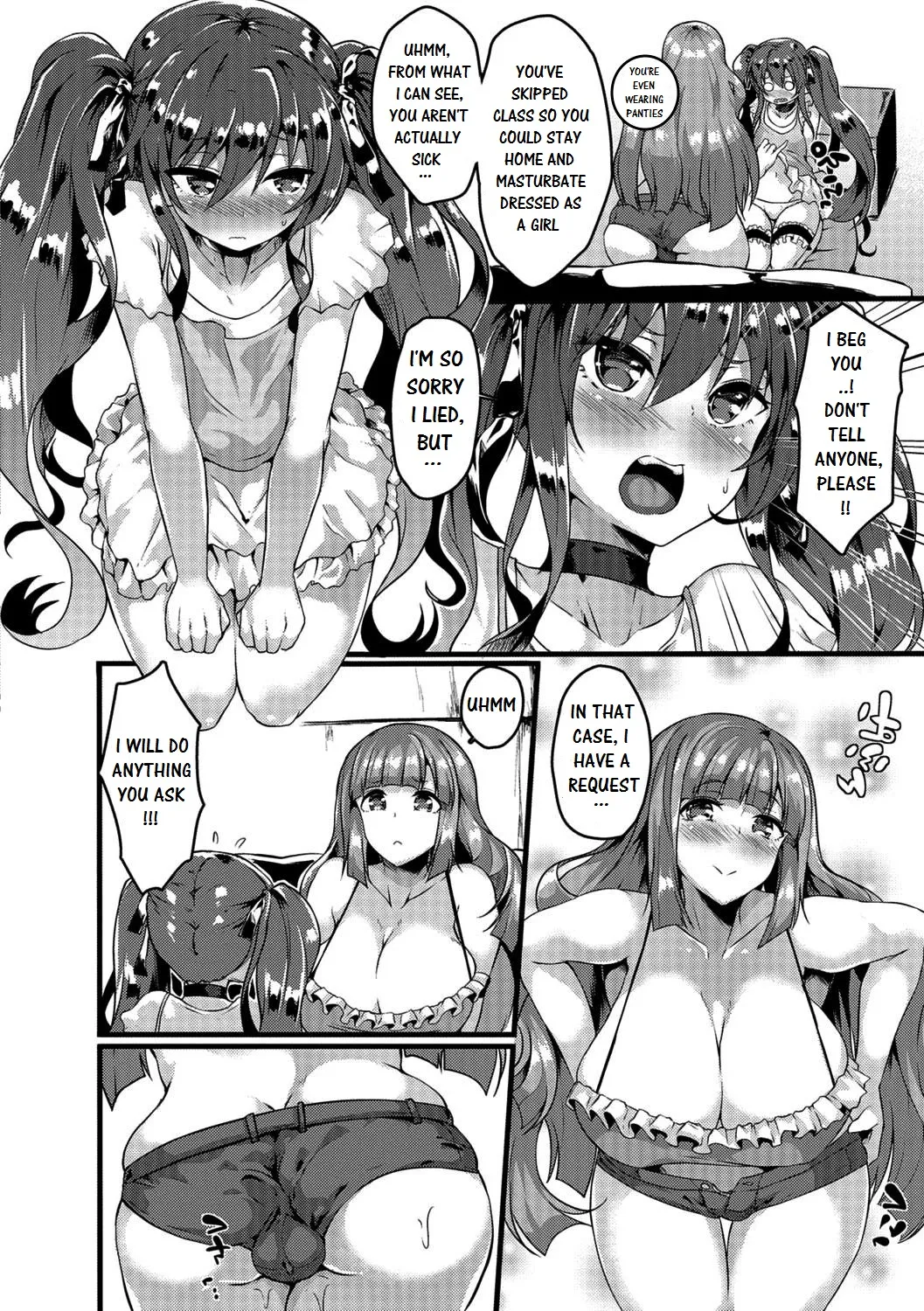 Carnivorous Futanari Girl VS Herbivorous Trap page 4 full
