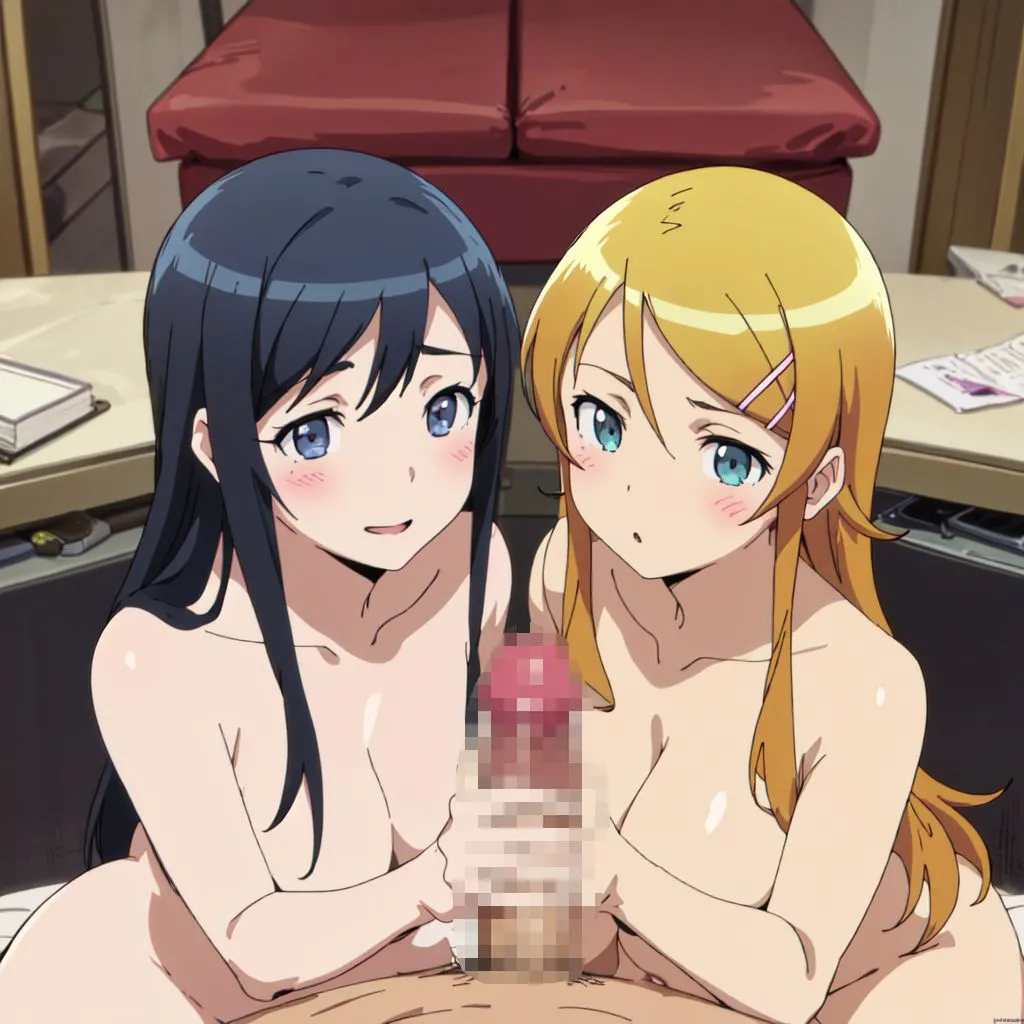 3P sex with Kirino and Ayase page 9 full