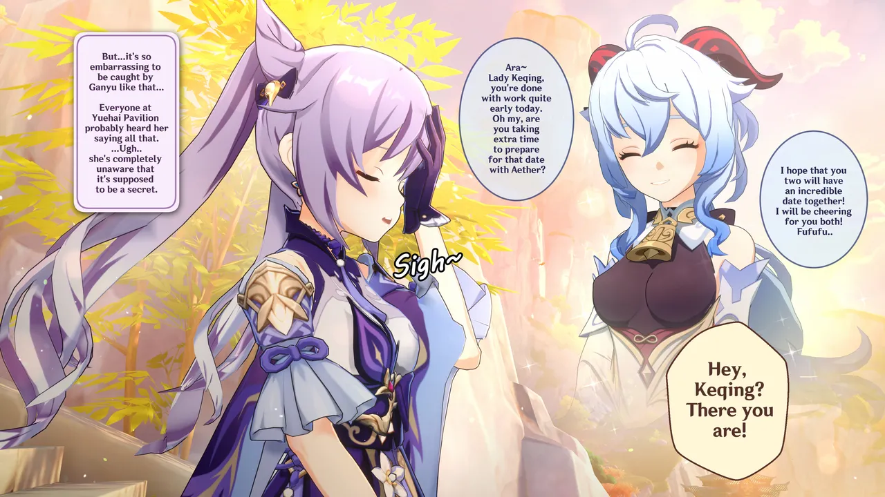 Keqing's Loving Date with dear Aether page 2 full