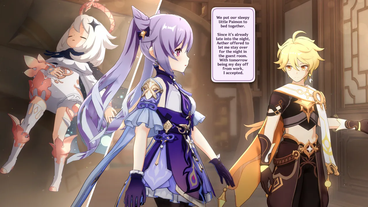 Keqing's Loving Date with dear Aether page 6 full