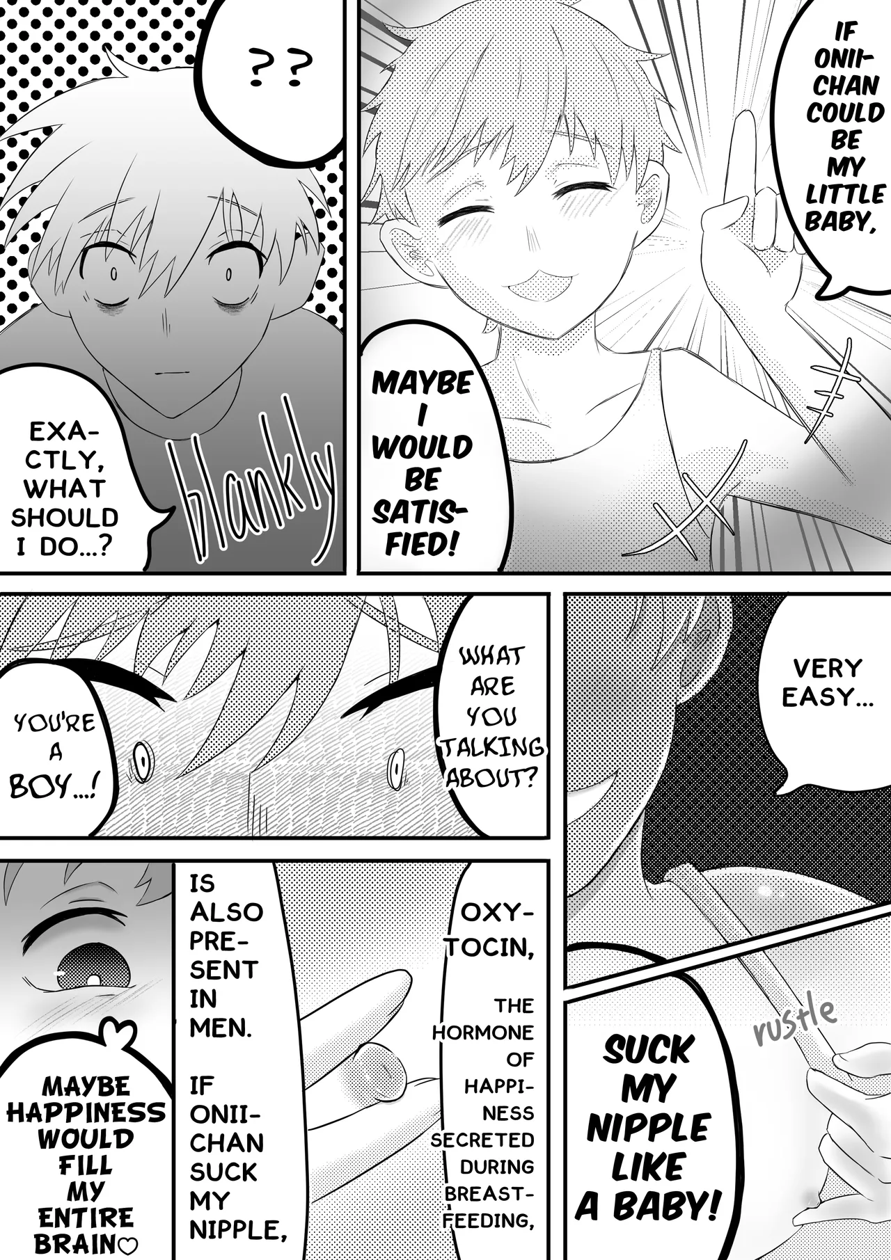 お兄ちゃん、僕の子供を産んでよ page 8 full