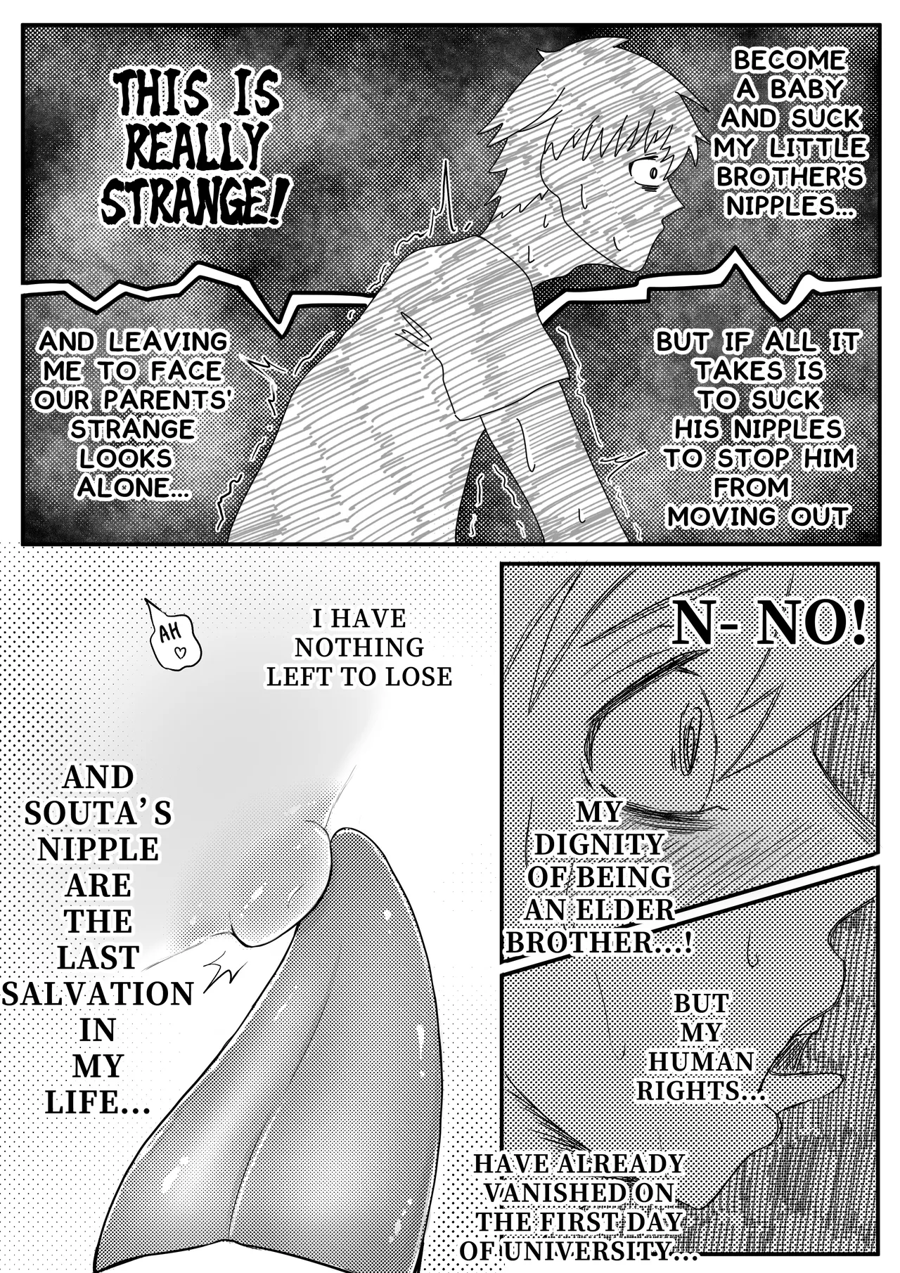 お兄ちゃん、僕の子供を産んでよ page 9 full