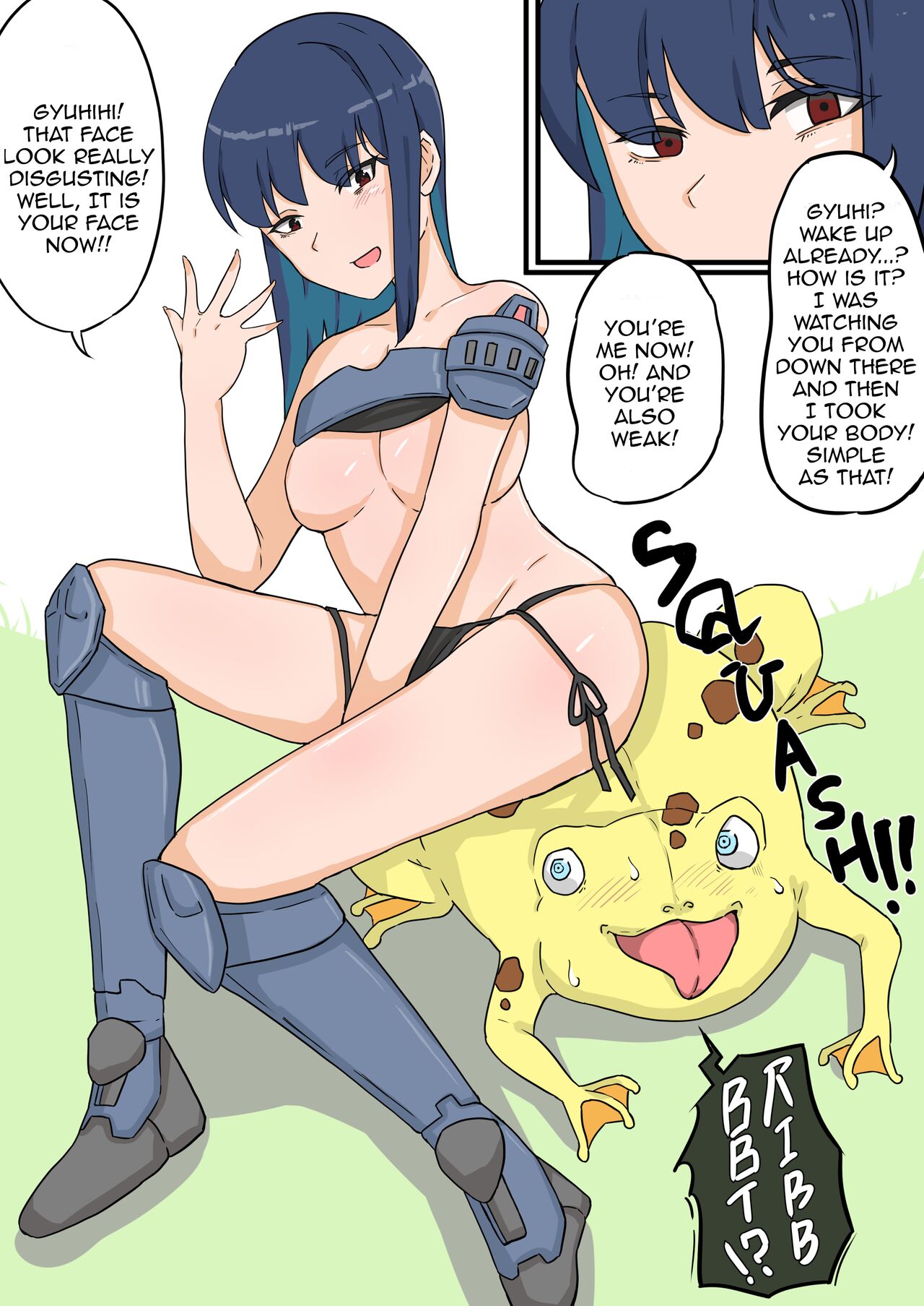 Female Knight and Frog Monster Swap RE page 3 full