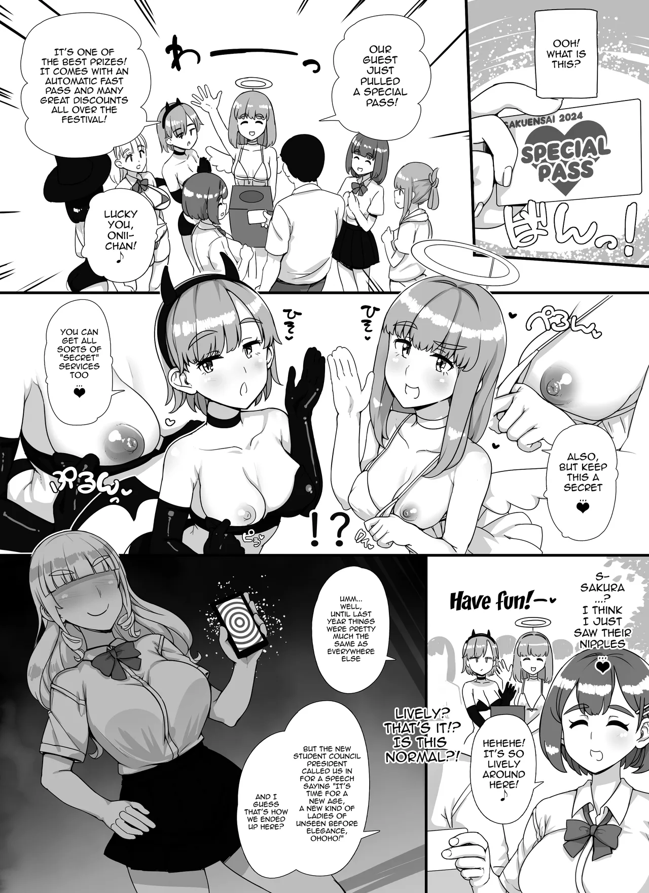 Fuuzoku Gakuensai e Youkoso! - Ichinichime / Welcome To The Brothel School Festival! ~ First Day page 7 full
