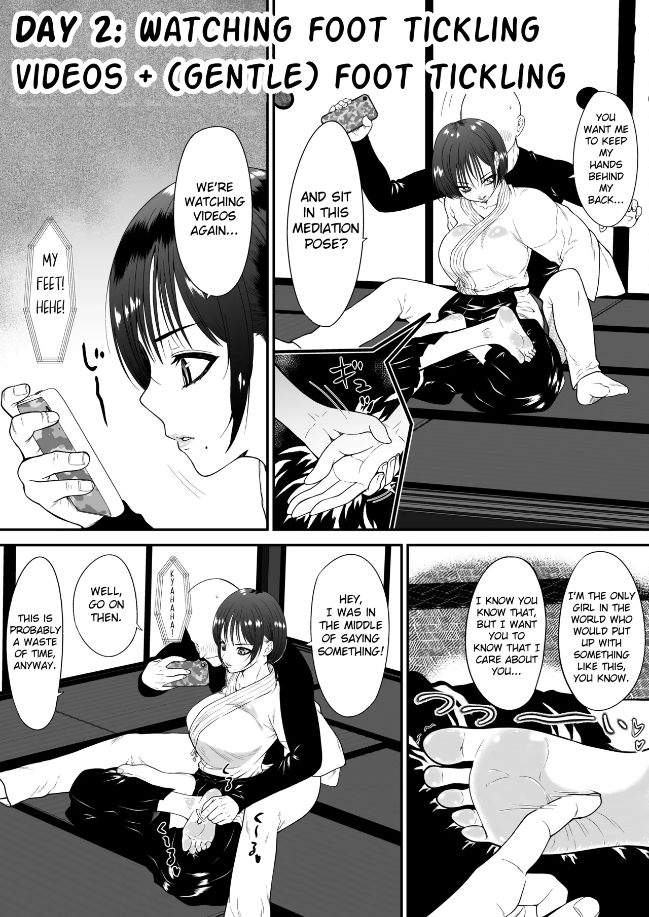 Starting Today: a Life of Developing My Girlfriend, Who Has Tough Feet From Kendo, Into a Girl With Ticklish Feet! page 10 full