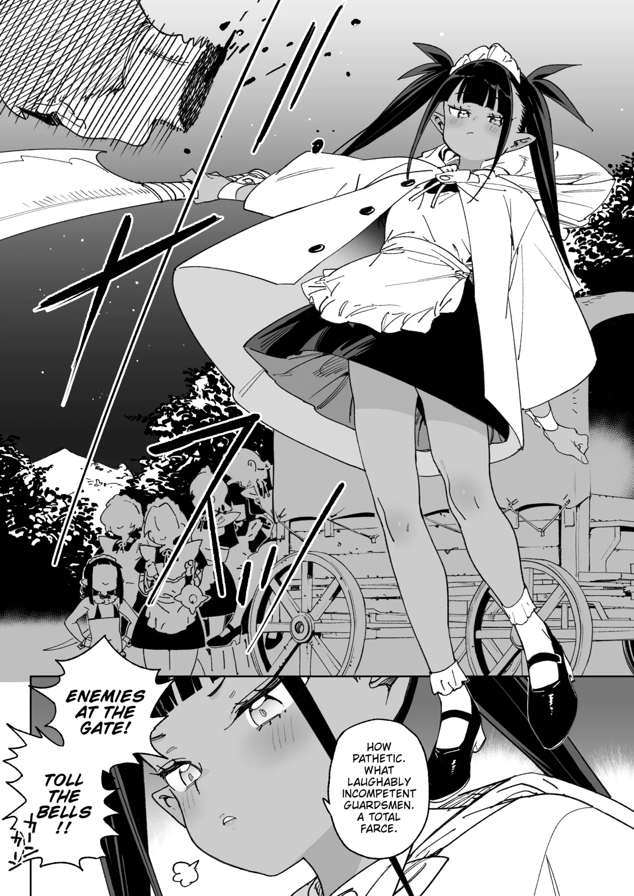 Chinpo no Tame ni... | I'd Kill Every Last Person in this Country for a Taste of Master's Cock! page 9 full