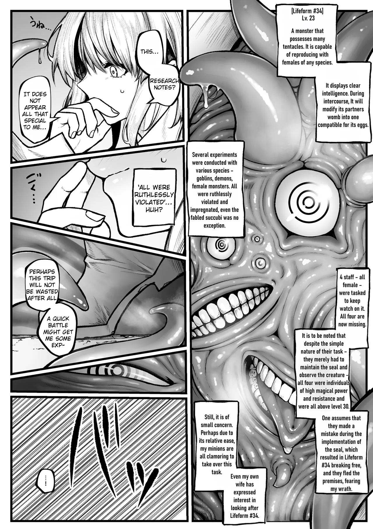 The Gloomy Adventurer Won't Lose to Tentacles page 2 full