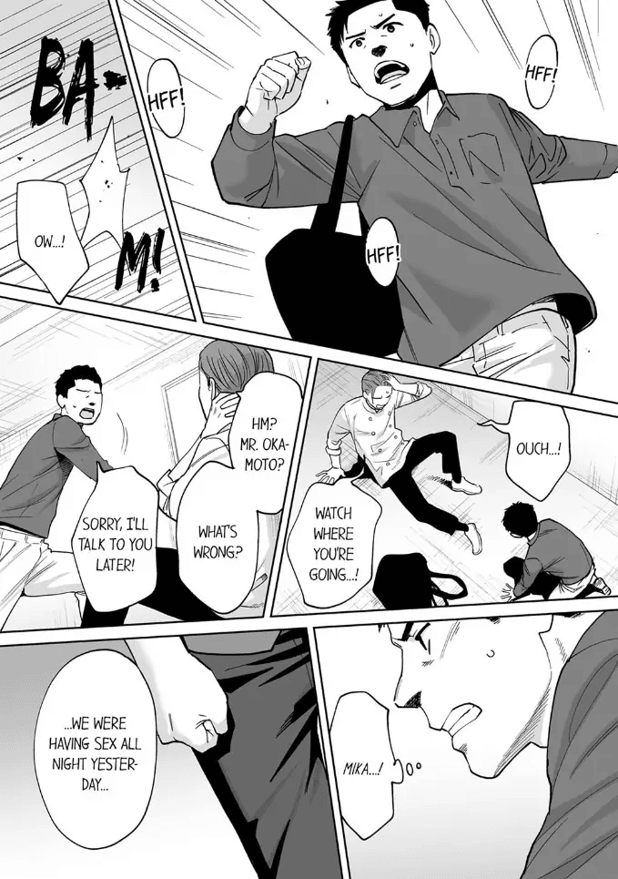 "Otto no Buka ni Ikasarechau..." Aragaezu Kanjite Shimau Furinzuma 15 | "I'm cumming from my husband's subordinate…" The cheating wife who can't resist feeling it 15 page 7 full