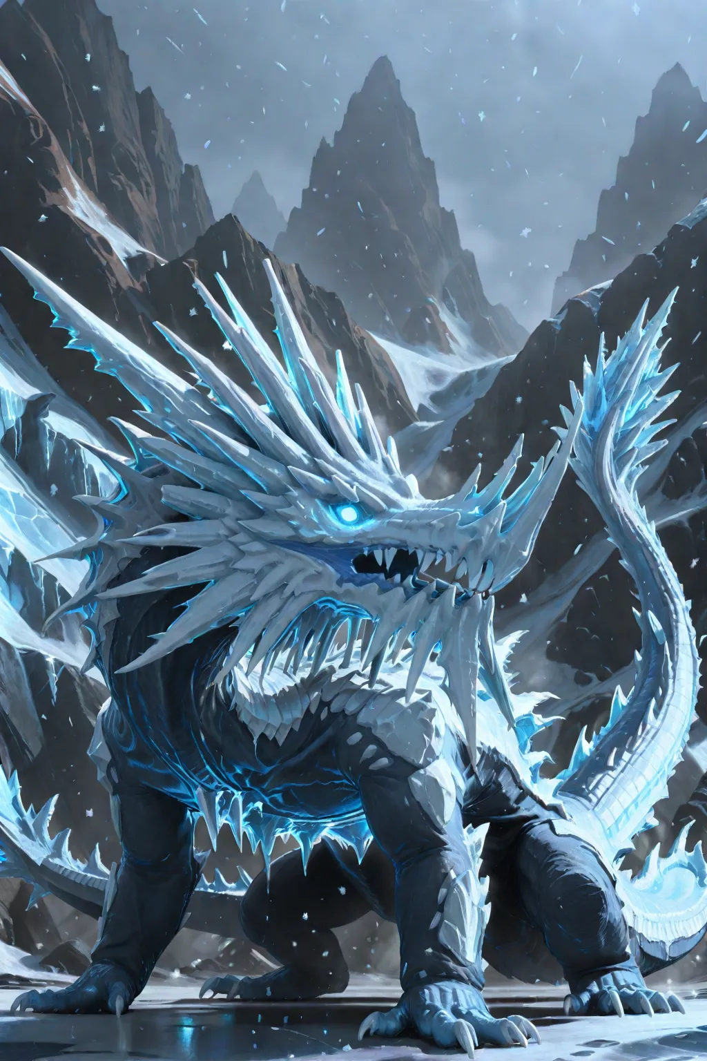 【AI generated】Warhammer—FrostWyrm,Return the favor of the frostwyrm page 2 full