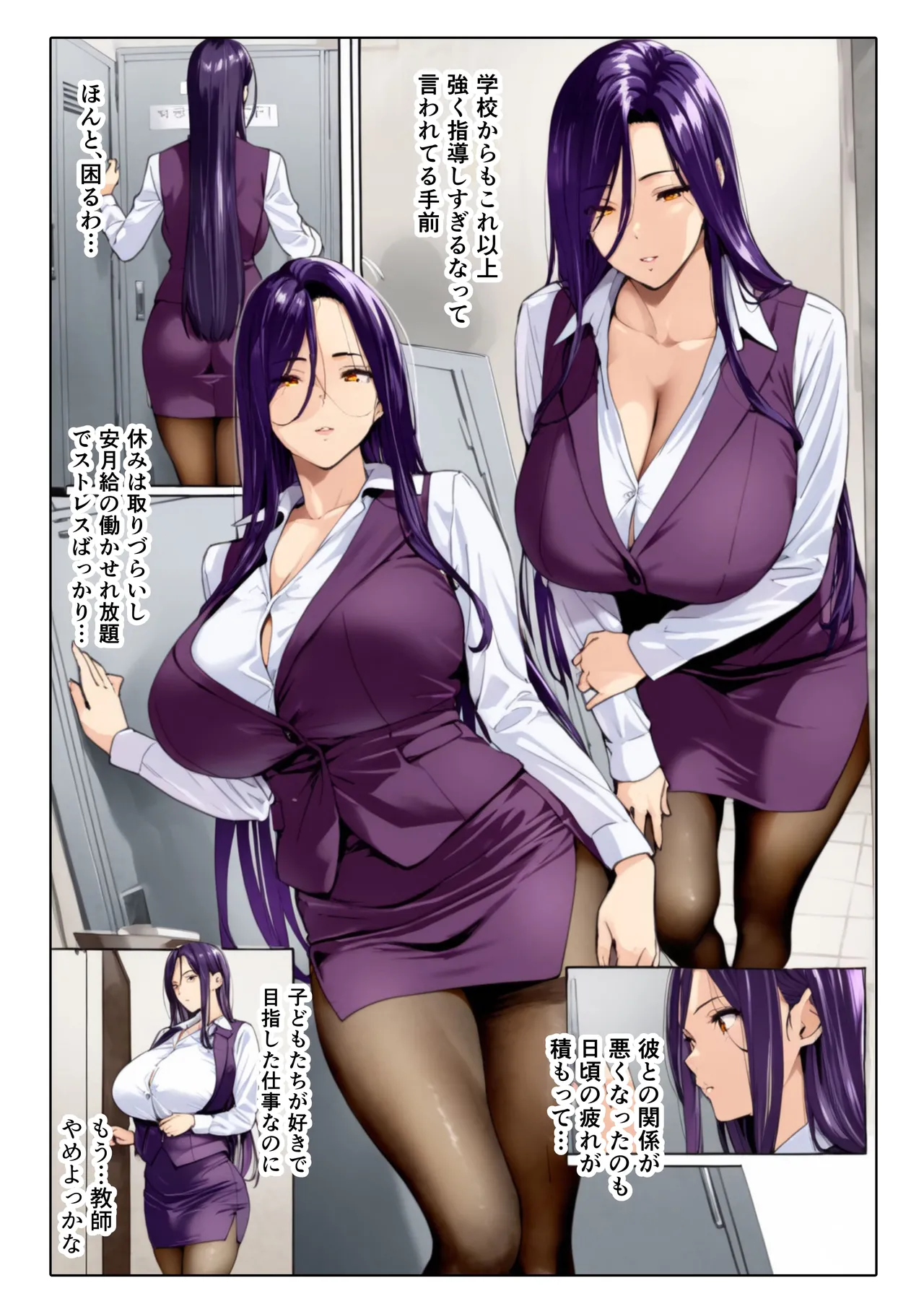 おねショタ先生！先生はぼくのモノ 性格キツめの女教師のパンスト美脚を好き放題に舐め回したらち○ち○入っちゃったよぉ・・・ッ！ page 10 full