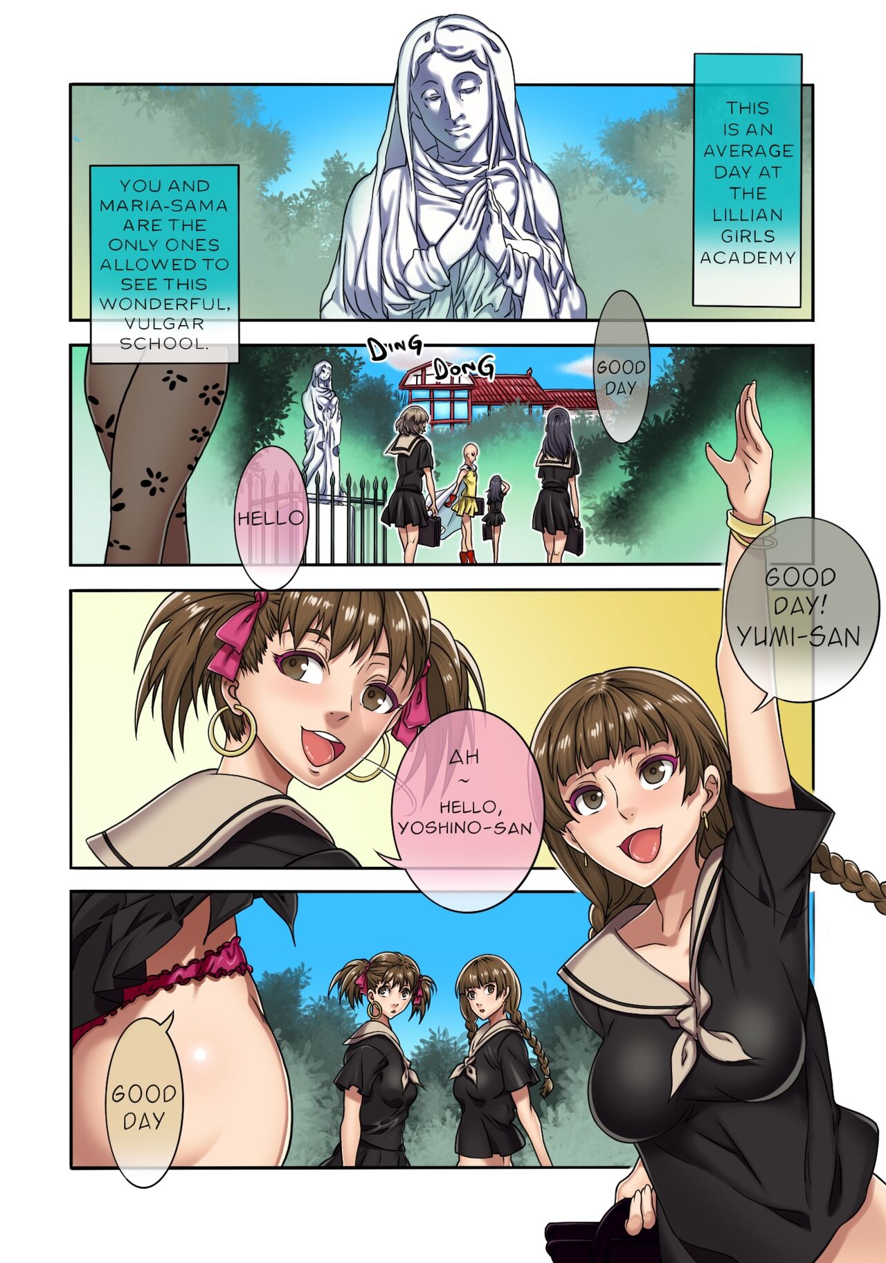 Maria-sama ga Miteru Baishun 6 | Maria-sama Prostitution 6 page 4 full