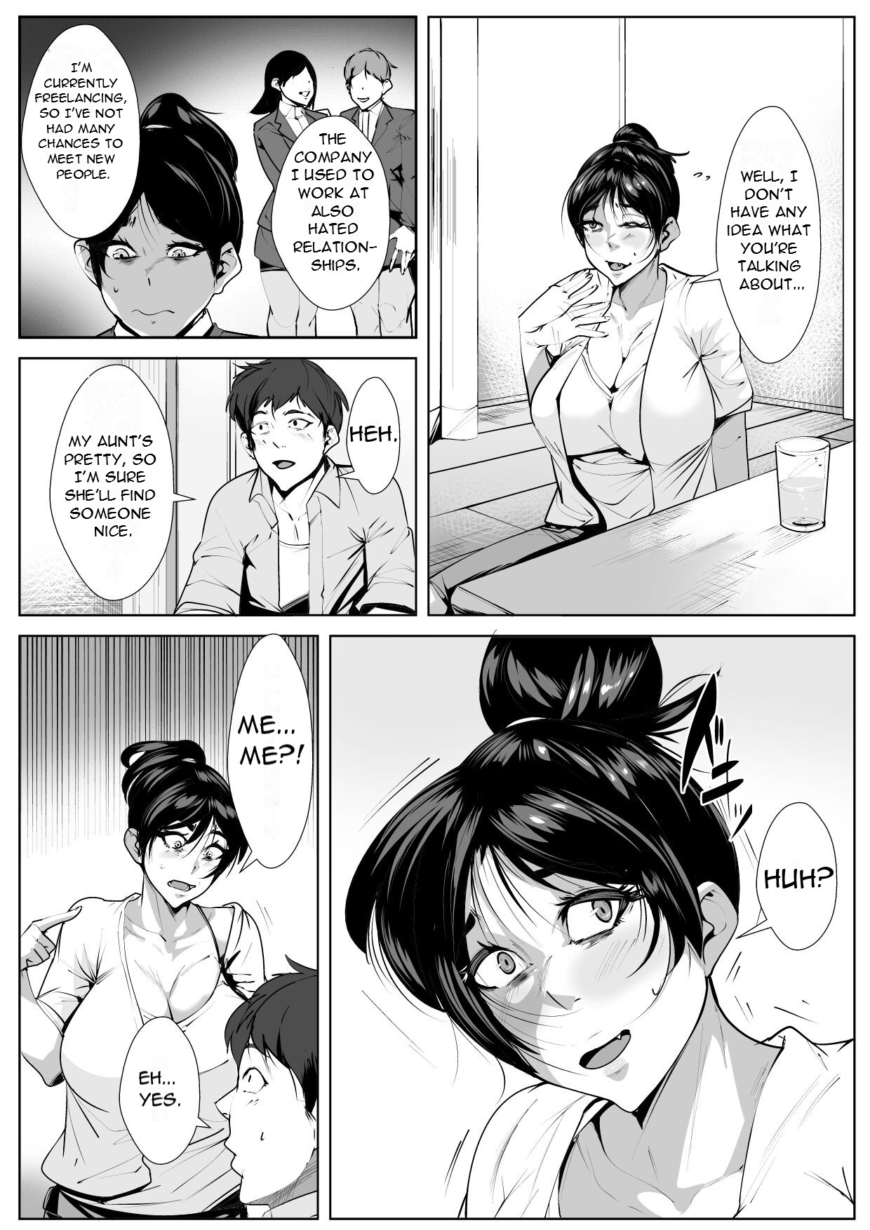 Ecchi na Obasan no Ie ni Itoko ga Geshukushi ni Kitara - When a Nephew Comes to Stay at His Naughty Aunt's House... page 7 full