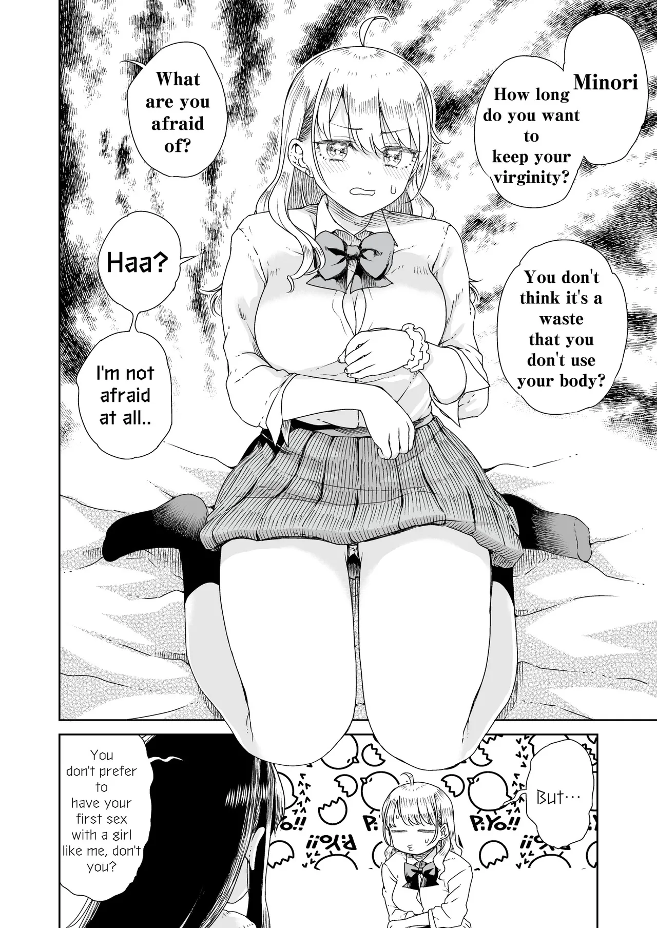 Ota Gyaru ~Otaku ni Yasashii Shiro & Guro Gyaru to LoveLove Noumitsu Fudeoroshi W Ecchi~ | Otagal~Losing Virgin sweet sex with black and white style girl who being nice to Otaku~ page 9 full
