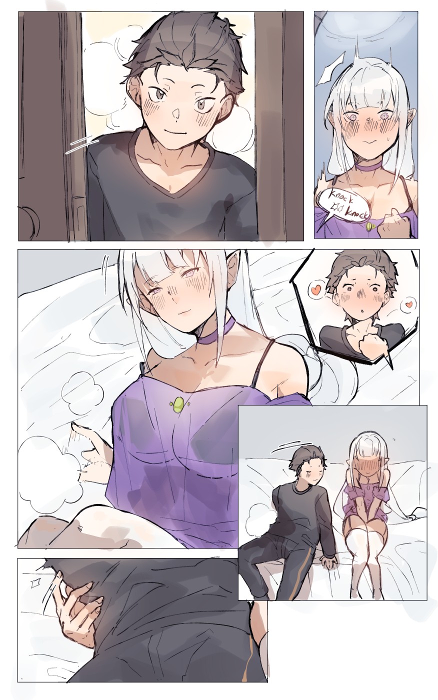 Subaru x Emilia and Rem New Year 2025 page 4 full