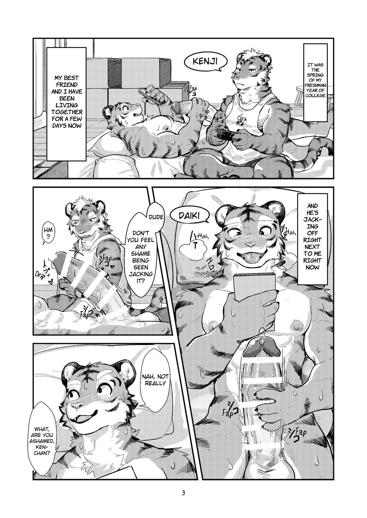 First time in the Tiger's 'Den' page 2 full