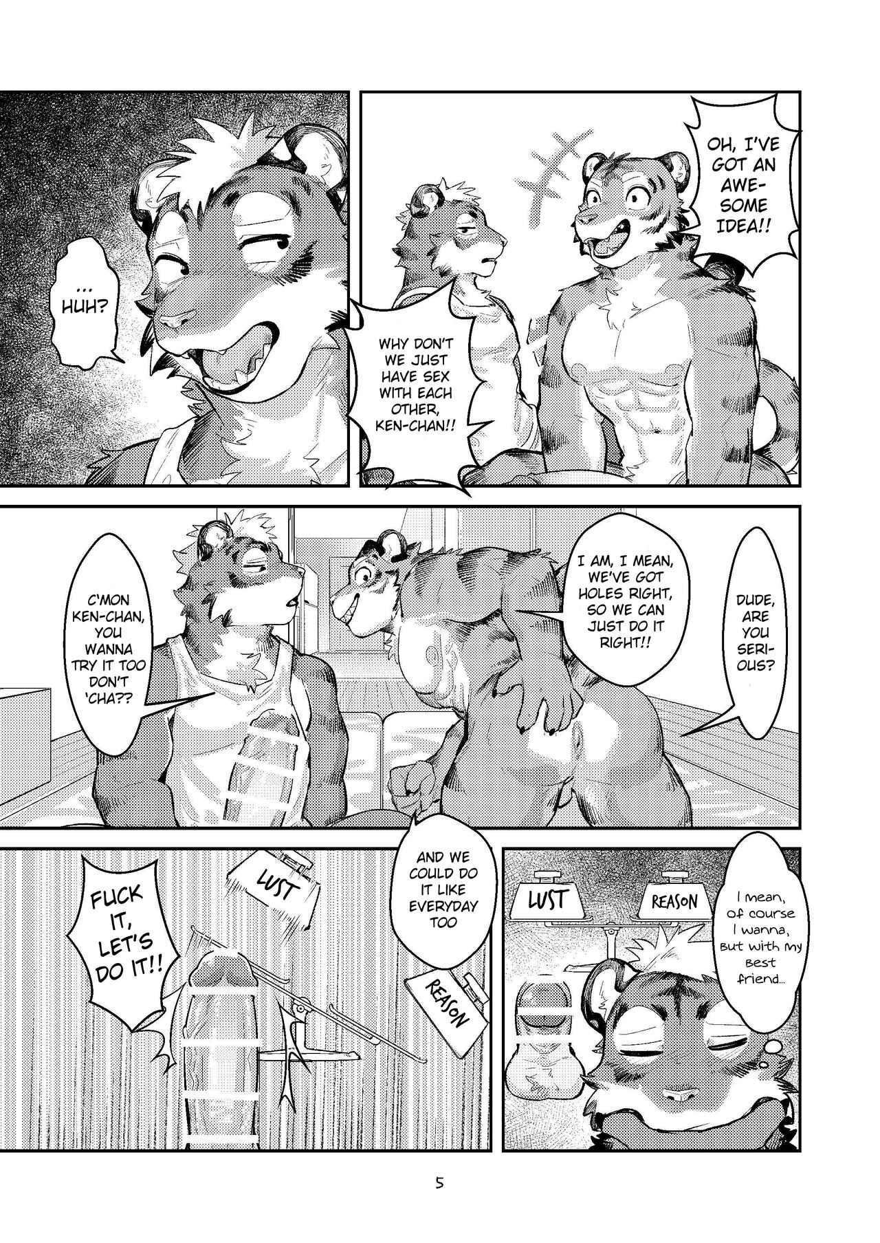 First time in the Tiger's 'Den' page 4 full