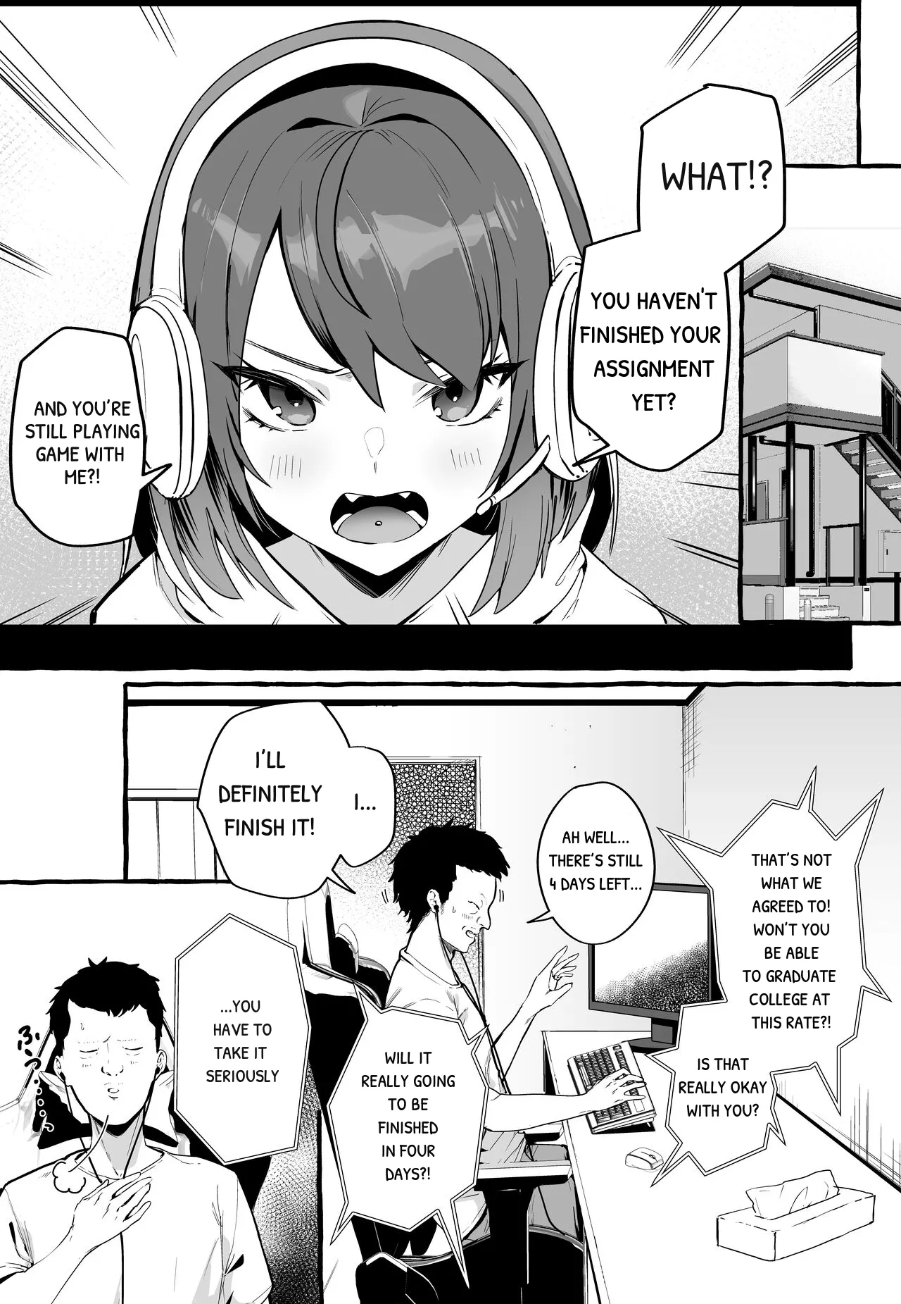 Net de Deatta Kyonyu Kanojo to Attara Shiboritoraremakutta Hanashi. page 2 full