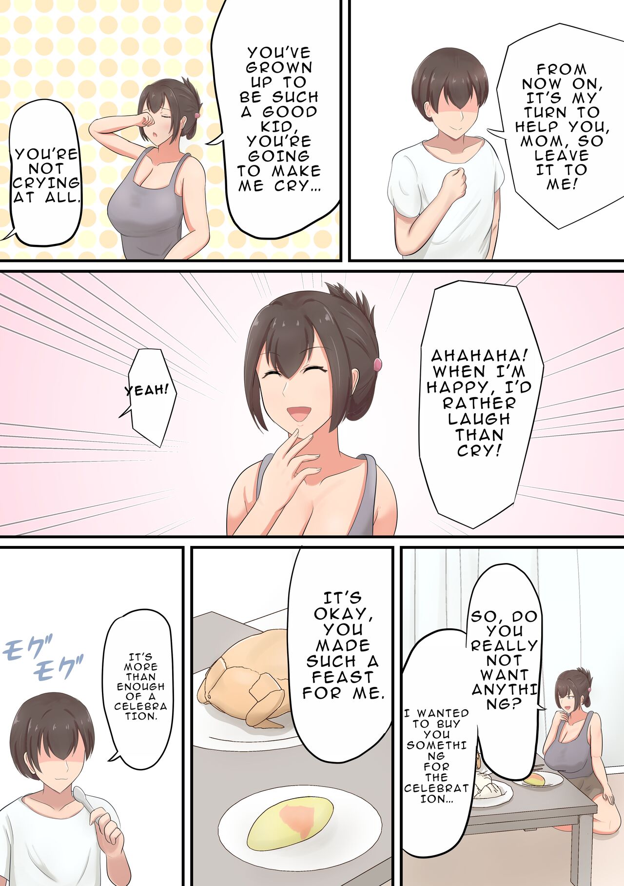 Oiwai ni Okaa-san ga Fudeoroshi Shite Kureta Hanashi page 3 full