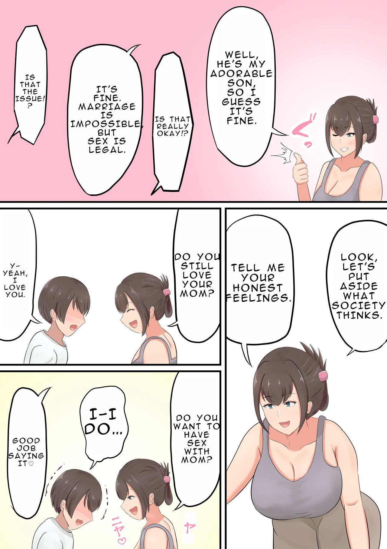 Oiwai ni Okaa-san ga Fudeoroshi Shite Kureta Hanashi page 7 full