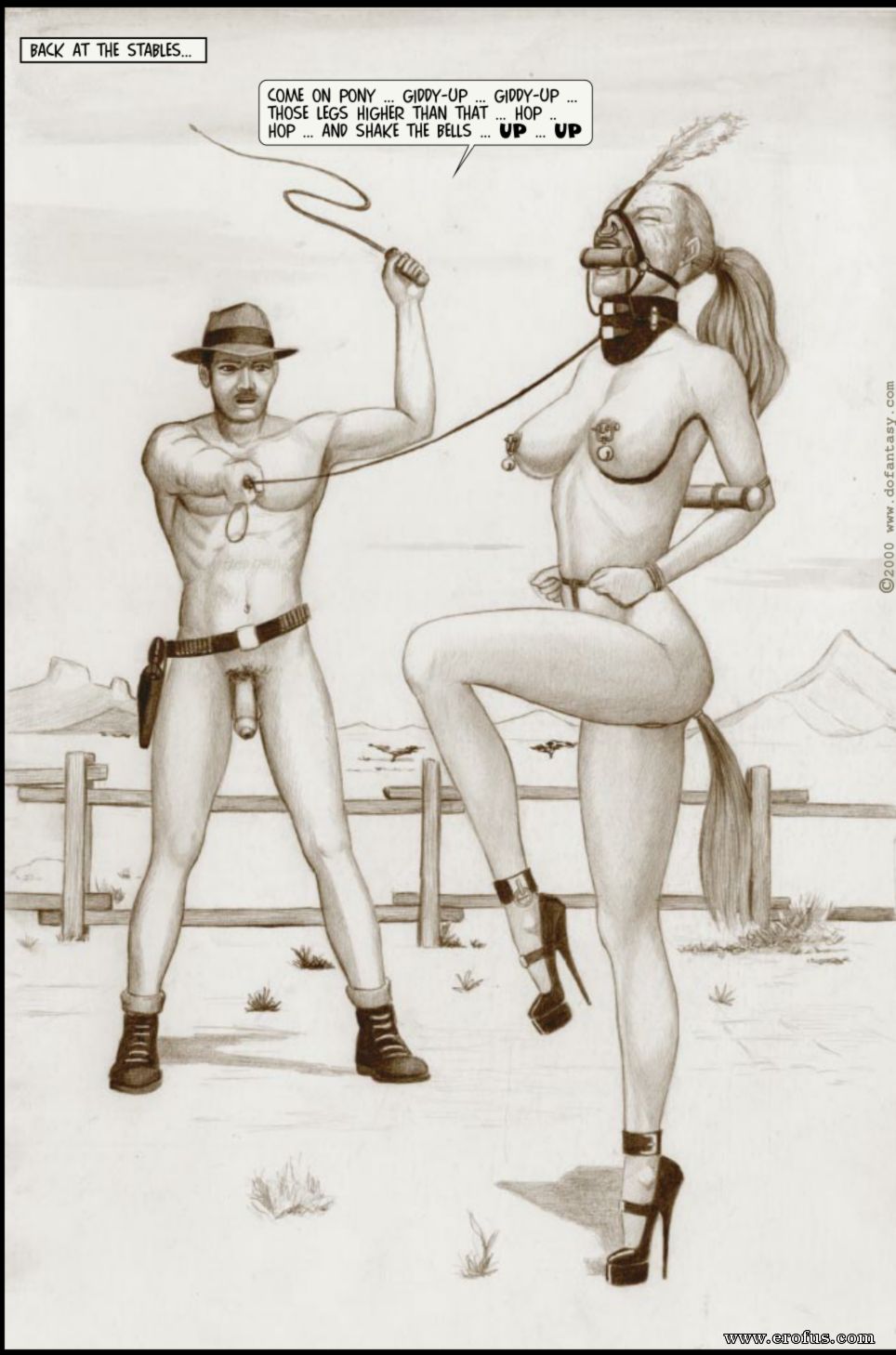 ponygirl horror page 1 full