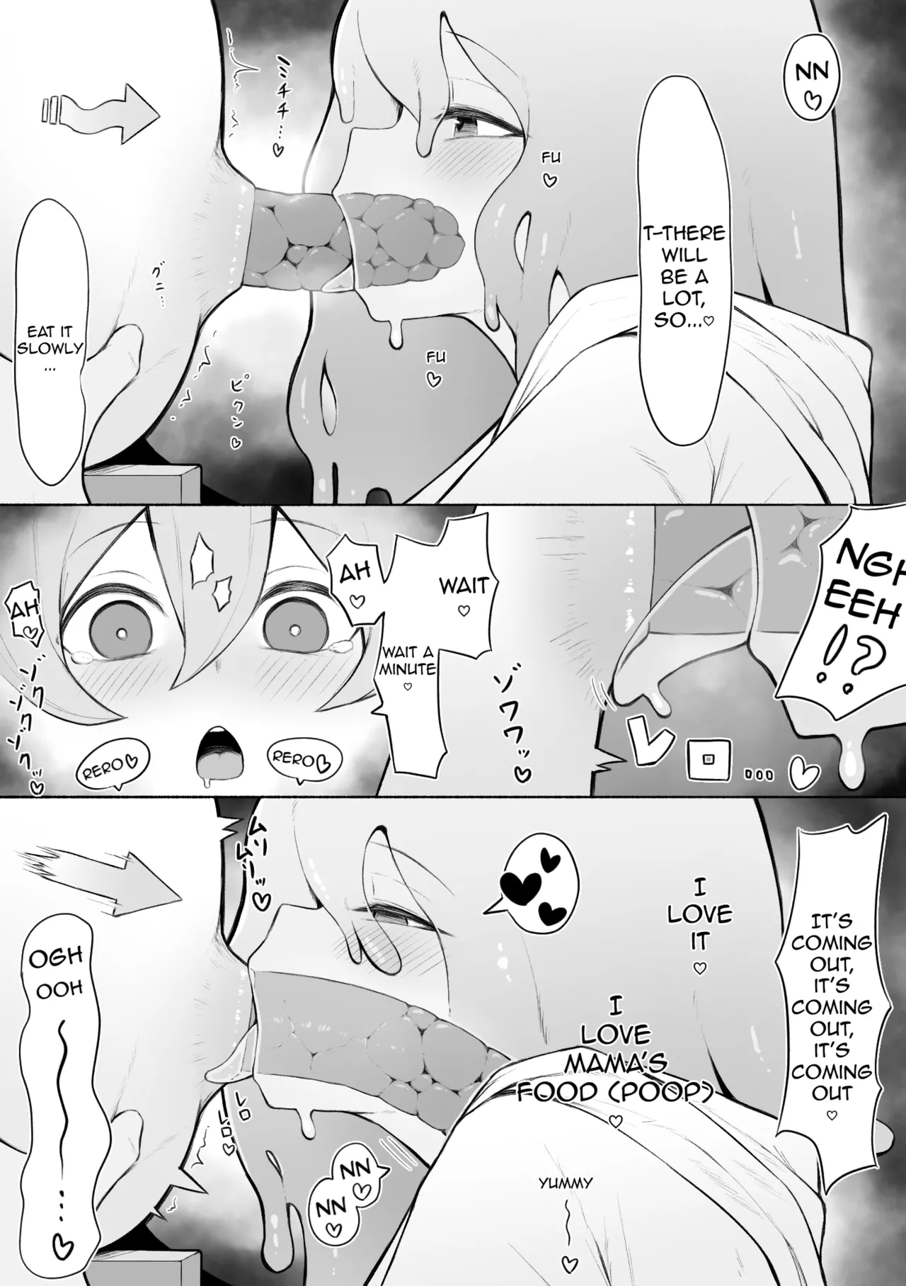 Majo no Unko o Taberu Slime Musume | Slime girl eating the witch's shit page 2 full