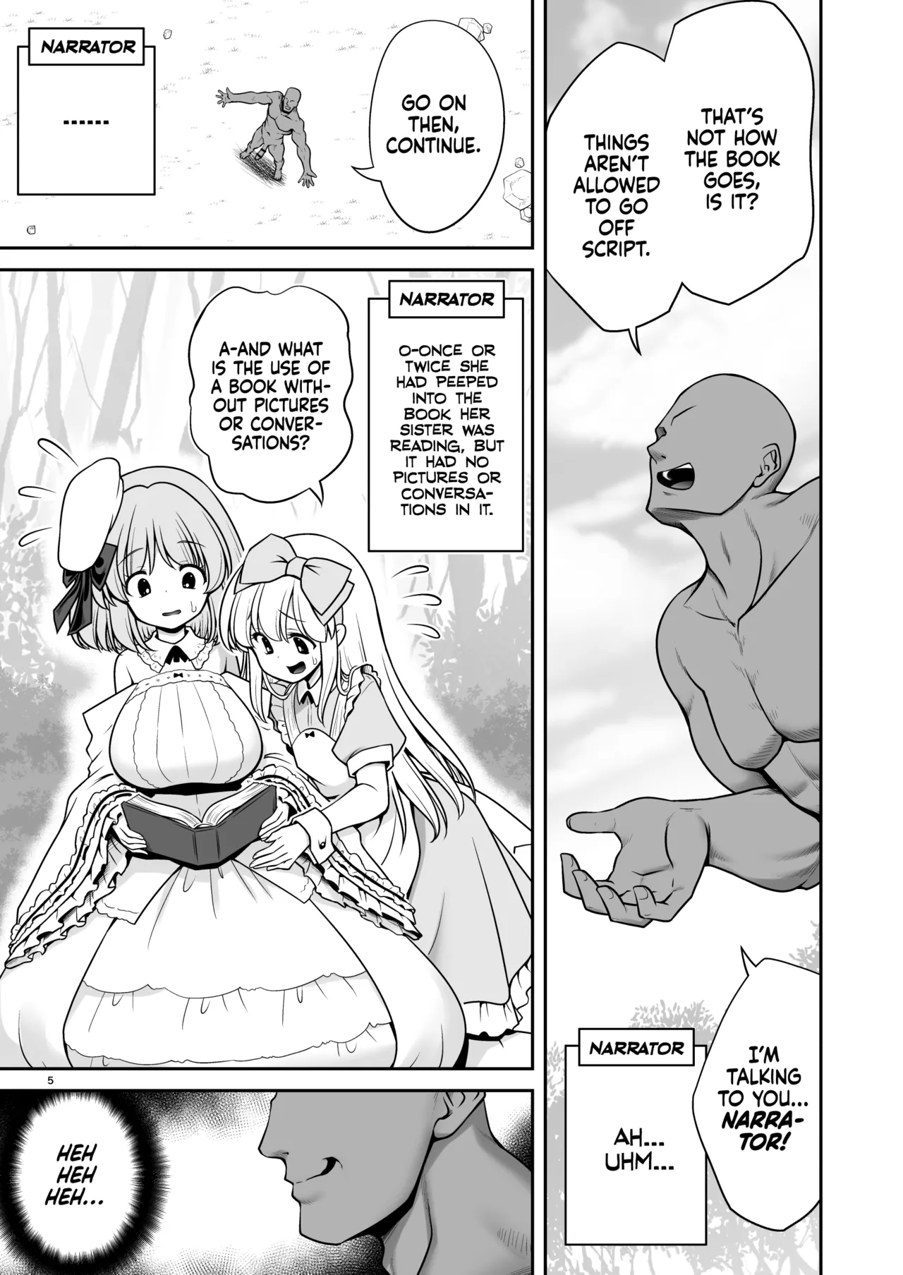 Monogatari Dori ni shika Ugokenai Alice-tachi wa Ikurademo Ecchi na koto Yaritai Houdai | Having My Way With Alice and Friends Because They Can Only Move According To The Picture Book Storyline! page 5 full