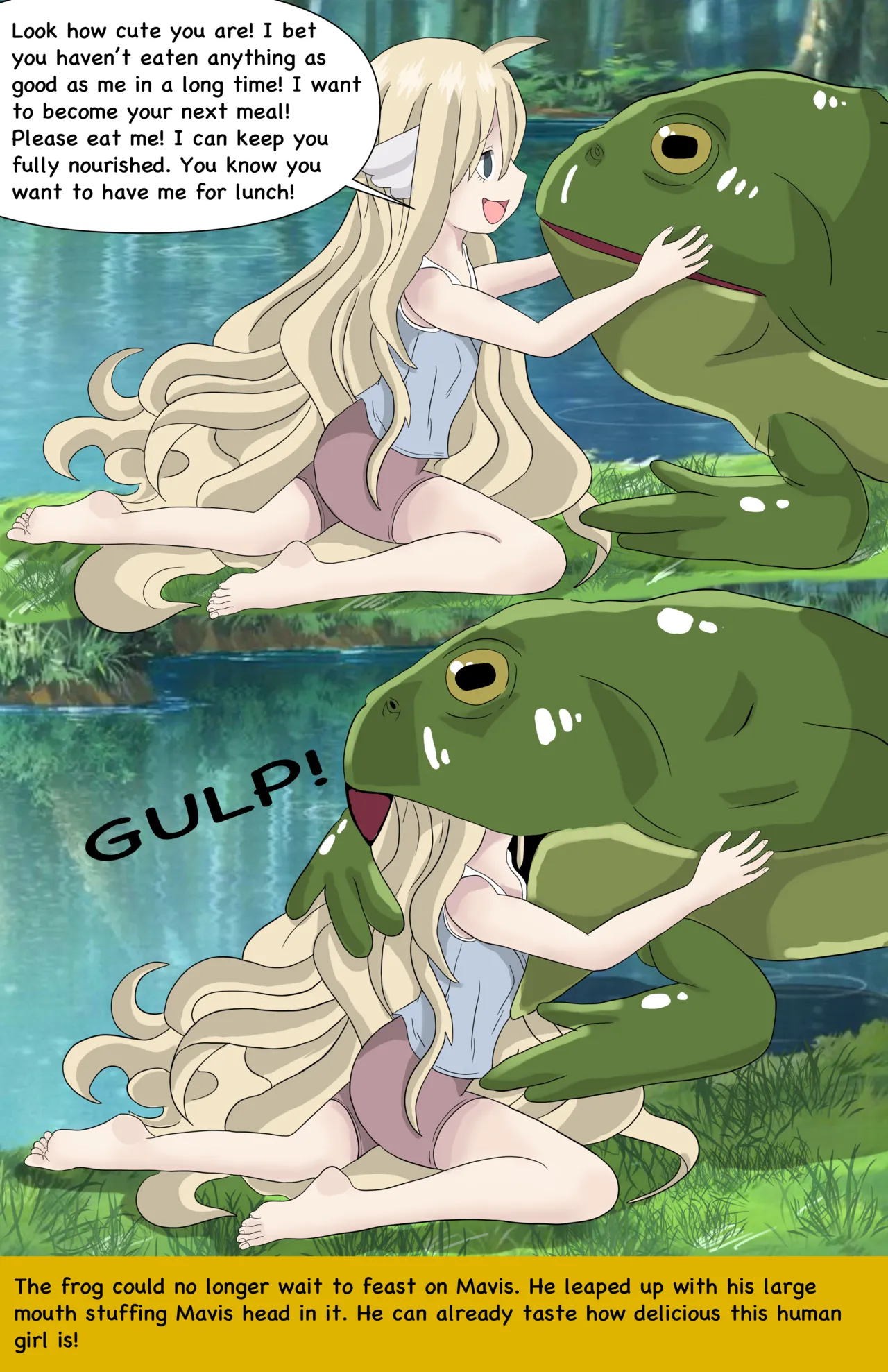 Mavis Lusty Vore Adventure page 2 full