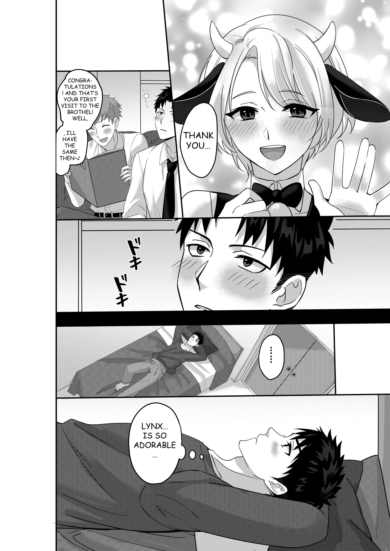 WELCOME TO MILK BULLS CAFE PLEASE INDULGE TO THE TWIN MILK BULLS’ EXTRA THICK YET EROTIC MILK page 9 full