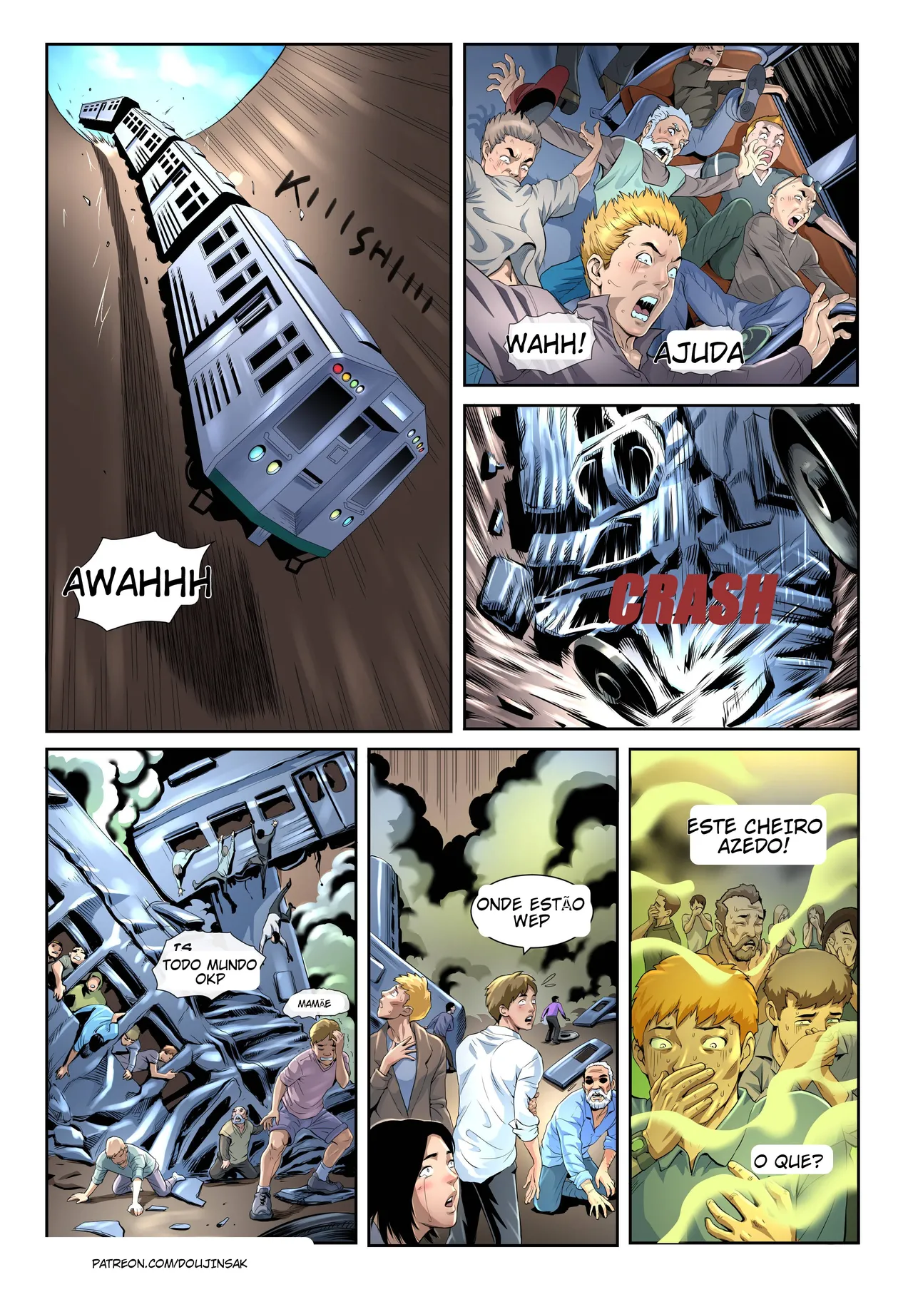 Giantess Cheerleaders page 5 full