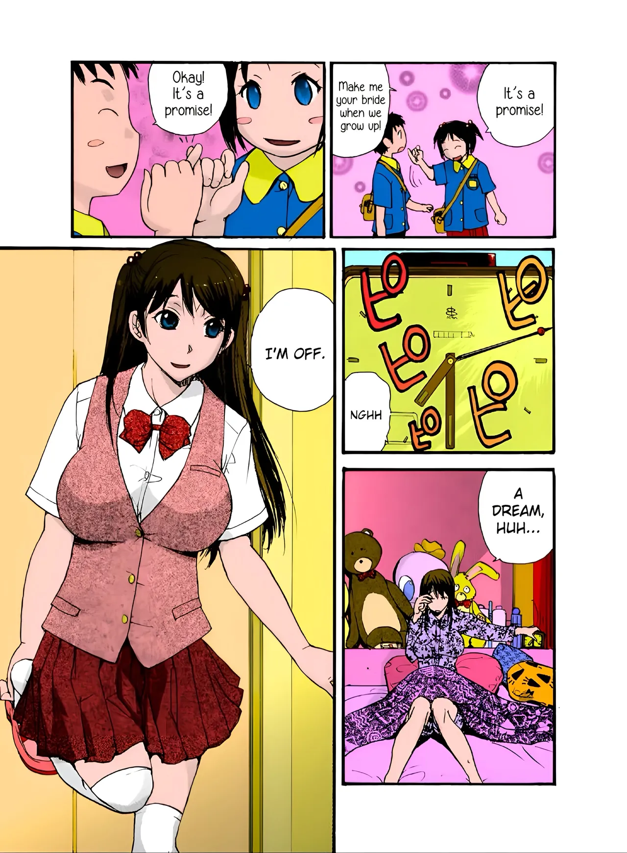 Small Kanojo ~18cm no Aitsu no Semasugiru Ana ~ -Eng-  FULL COLOR page 2 full