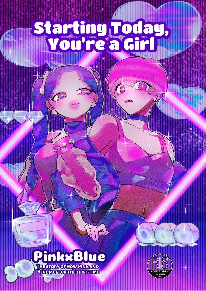 Starting Today, You’re a Girl ~Pink-Blue~ page 1 full