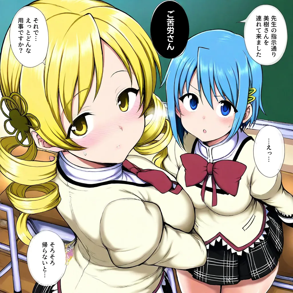 Mami and Sayaka Hypno page 4 full