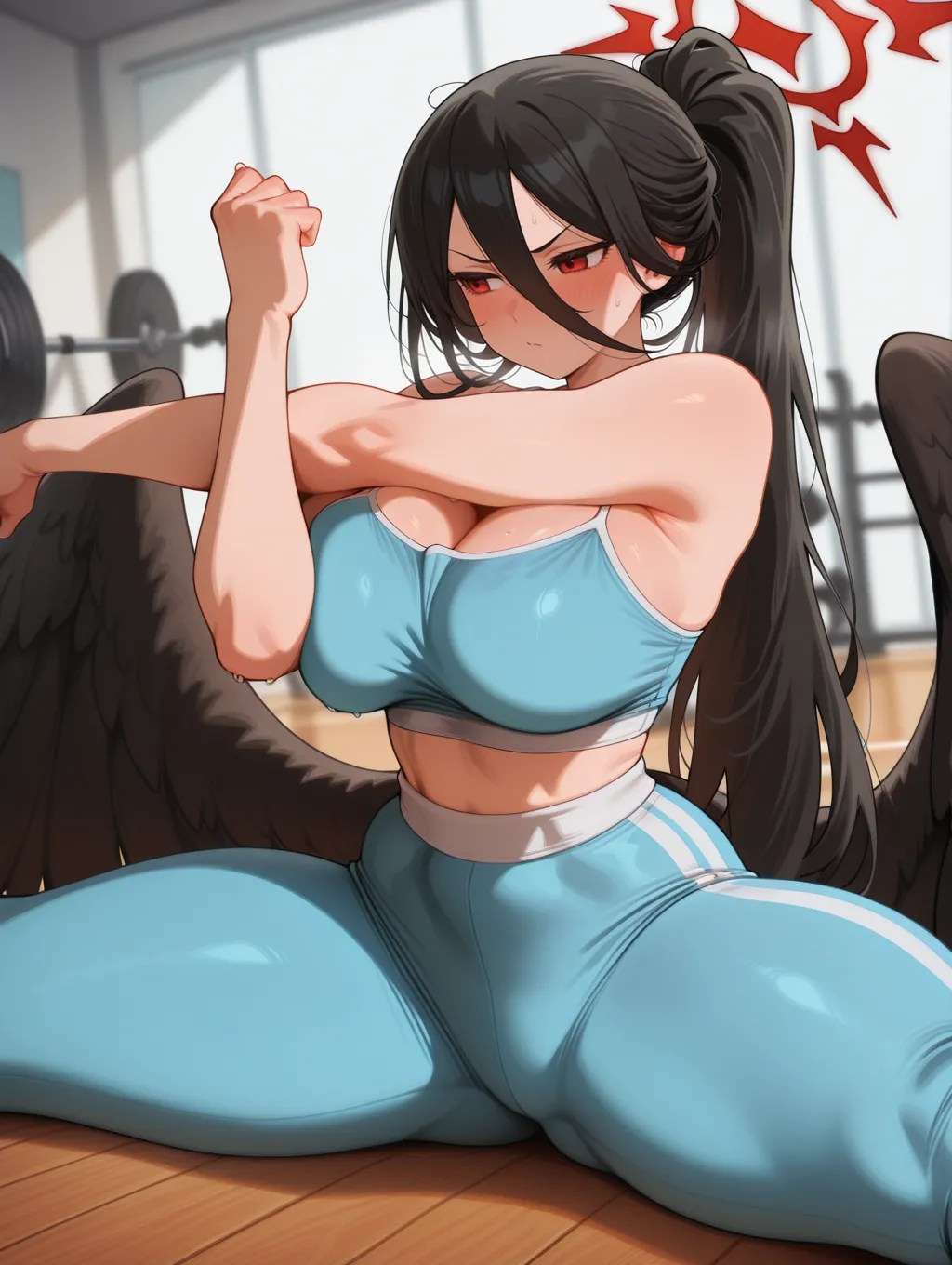 Hanekawa Hasumi | Blue Archive 🔥💦  waifuinvoker ai generated page 10 full