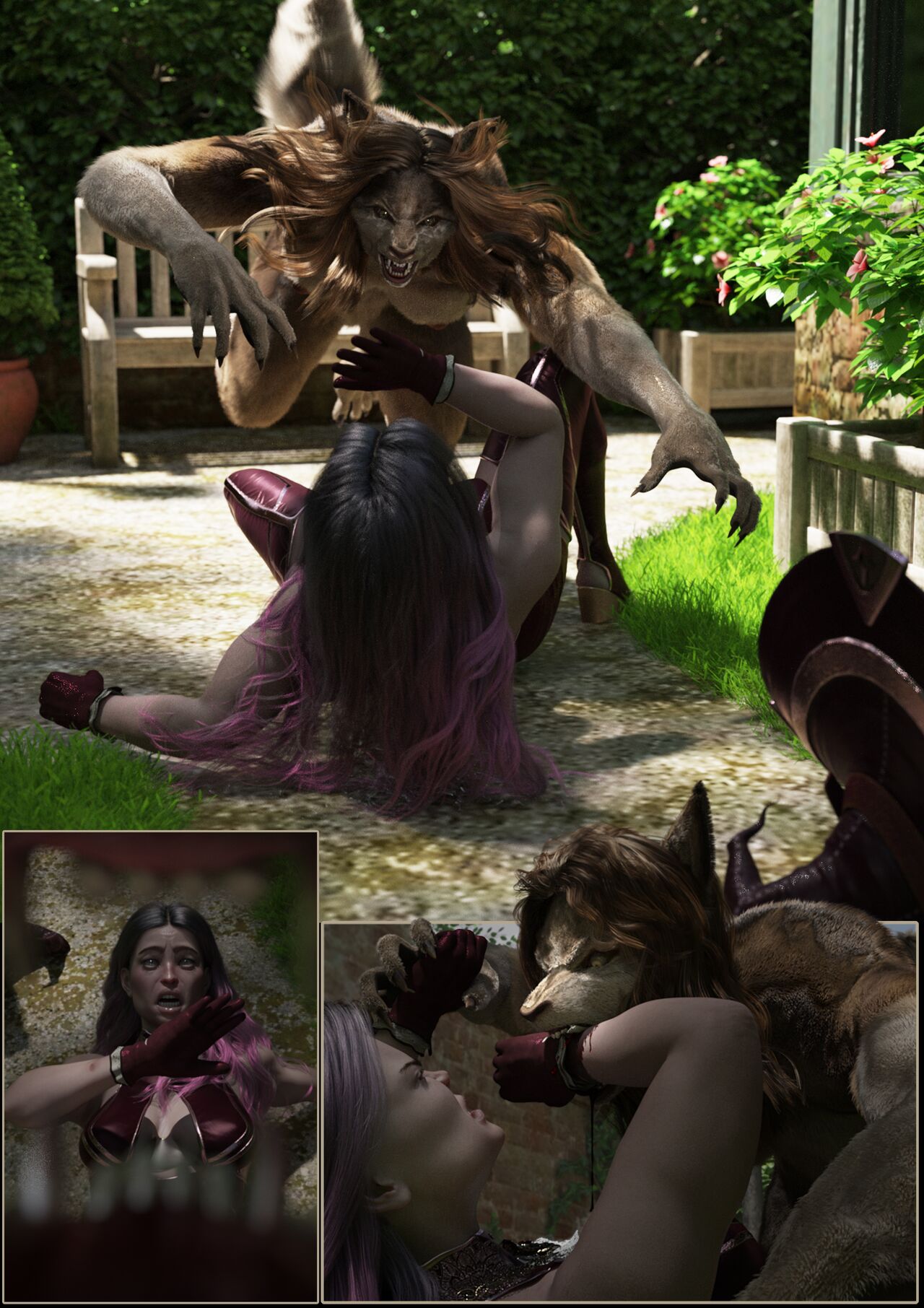 Beast Inside #1 A 3d-Rendered Fan Comic page 2 full