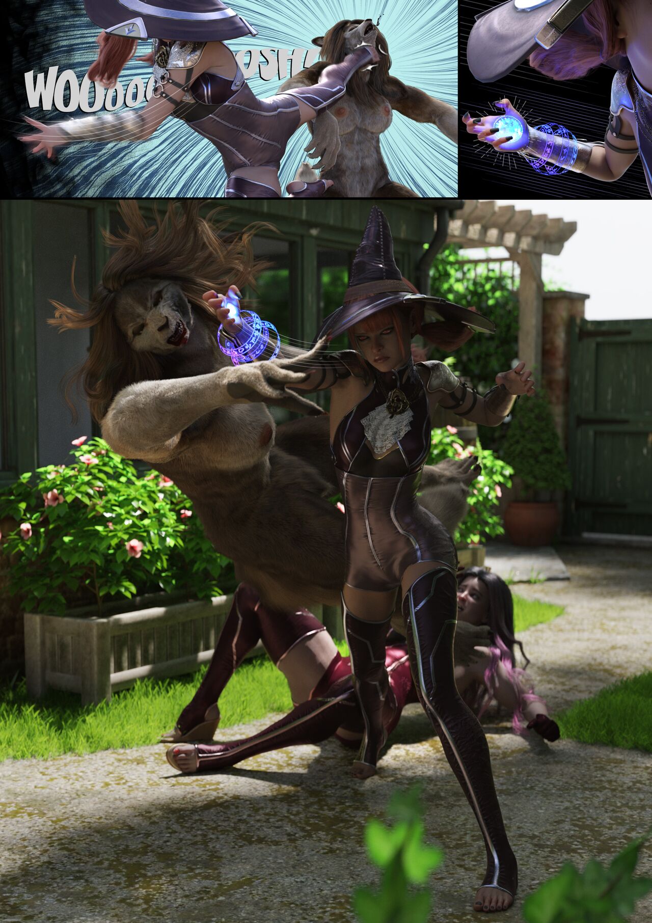 Beast Inside #1 A 3d-Rendered Fan Comic page 3 full